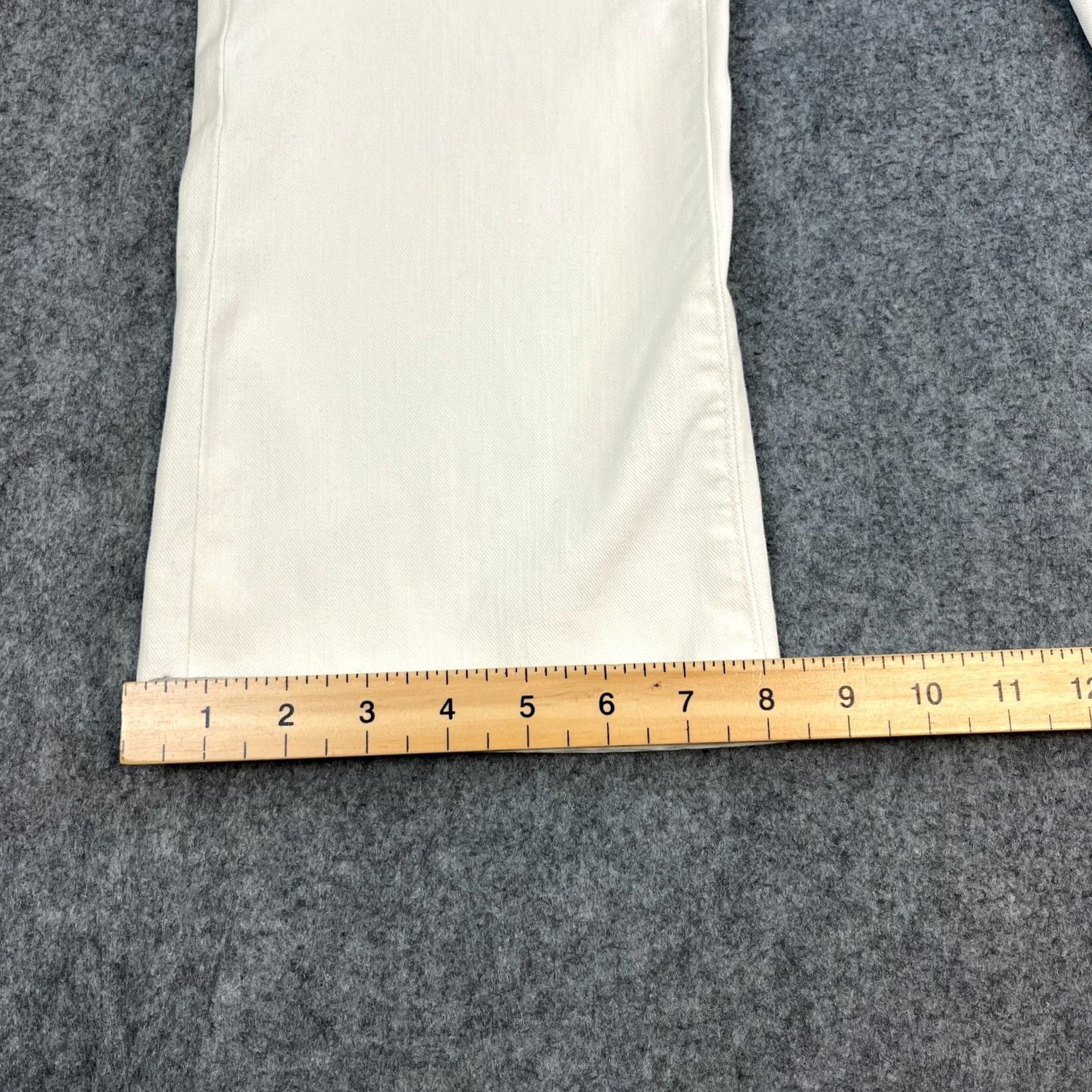 7 For All Mankind 7 For All Mankind Womens Jeans Bootcut 32 28 UK 12 Low Rise White USA Made Jeans Size 34" / US 12 / IT 48 - 3 Thumbnail
