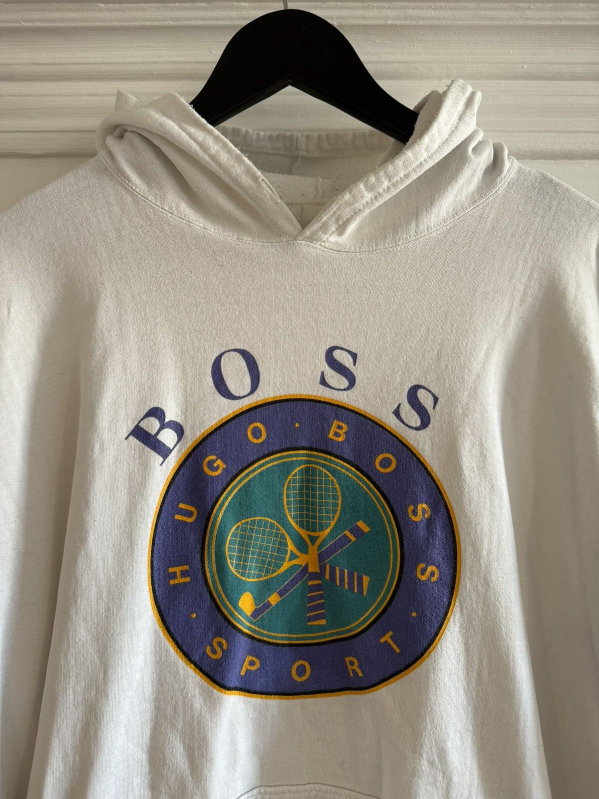 Vintage Hugo Boss Tennis Vintage Sport Preppy Hoodie Size US XL / EU 56 / 4 - 1 Thumbnail