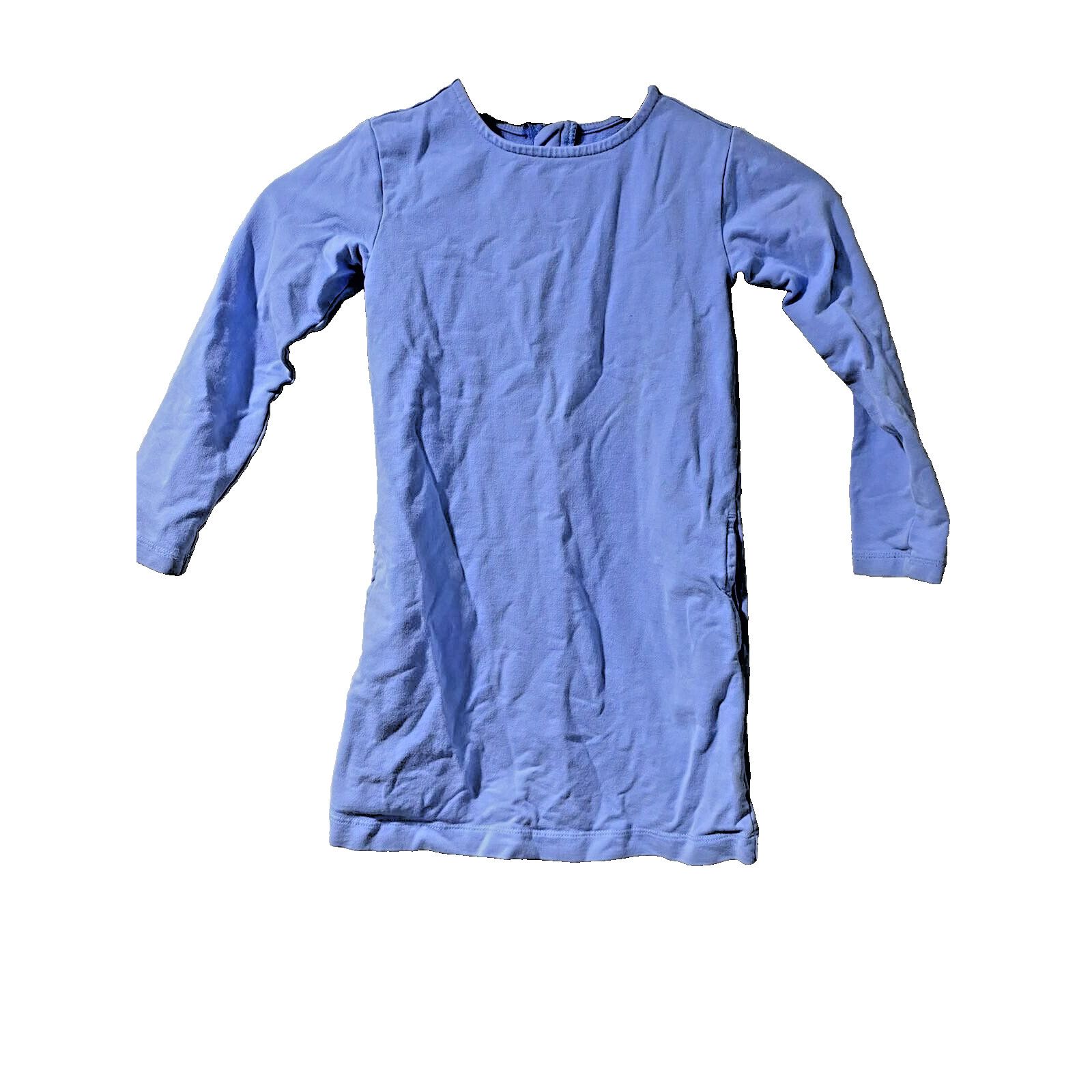 & Other Stories Primary Girls dress Lond Sleeve Blue Size 4-5 Cotton A000349 Size US 27 - 1 Thumbnail
