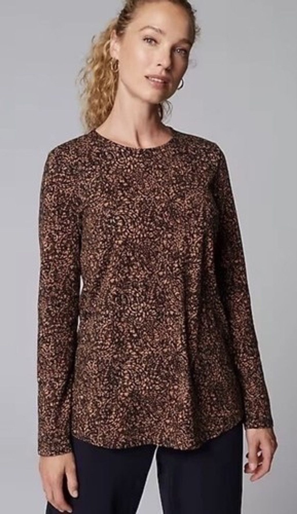 J. Jill NWT J. Jill Pure Jill Long Sleeve Stretch T-Shirt Women 2X Size ONE SIZE - 7 Thumbnail