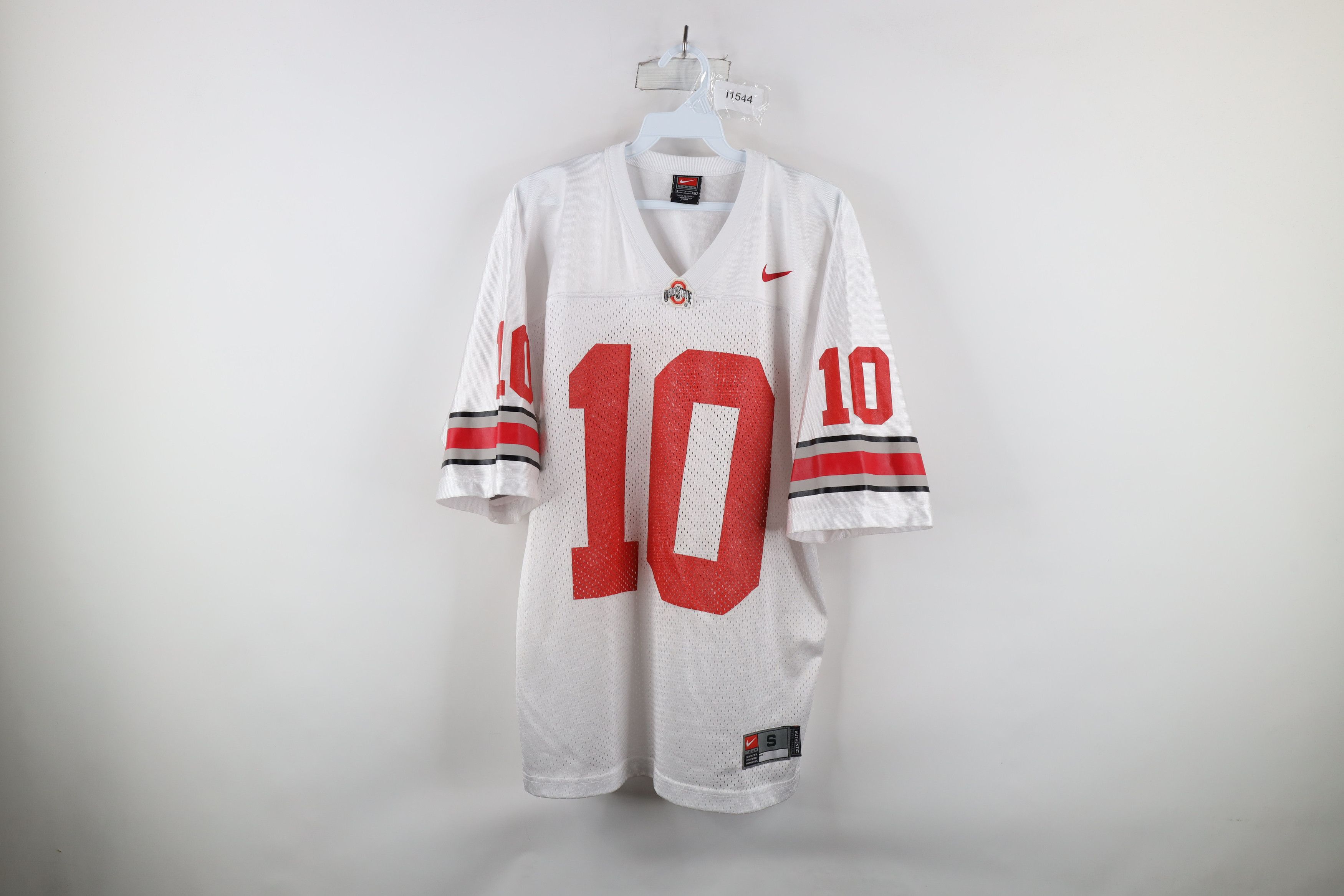 Nike × Vintage Vintage Nike Ohio State University Football Jersey White Size US S / EU 44-46 / 1 - 1 Thumbnail