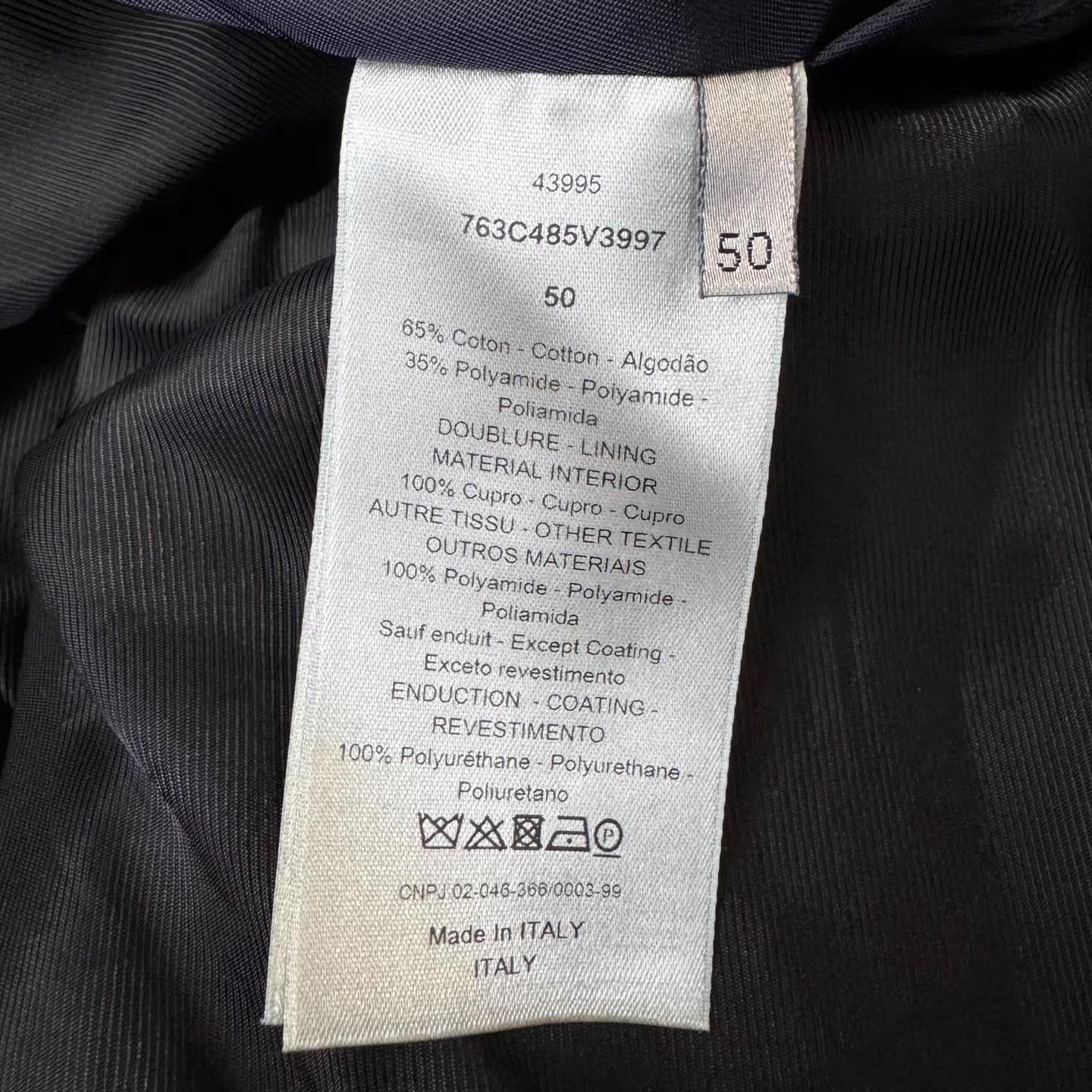 Dior Dior Color-Block Panel Jacket Q10 Size US L / EU 52-54 / 3 - 4 Thumbnail