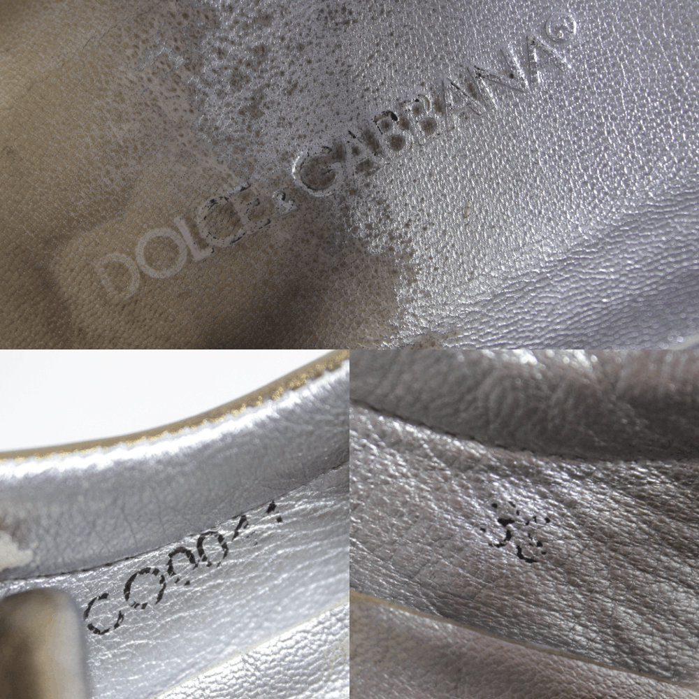 Dolce & Gabbana Leather Distressed Low Sneakers Size US 9.5 / IT 39.5 - 10 Thumbnail