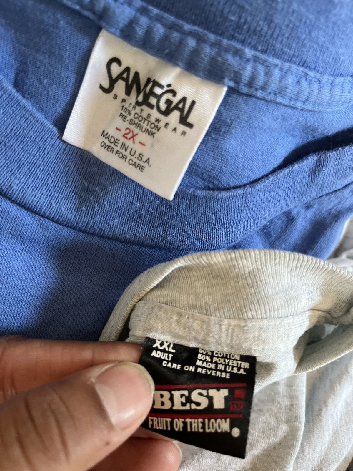 Fruit Of The Loom vintage 3 shirt location bundle grand canyon texas 2x Size US XXL / EU 58 / 5 - 6 Thumbnail