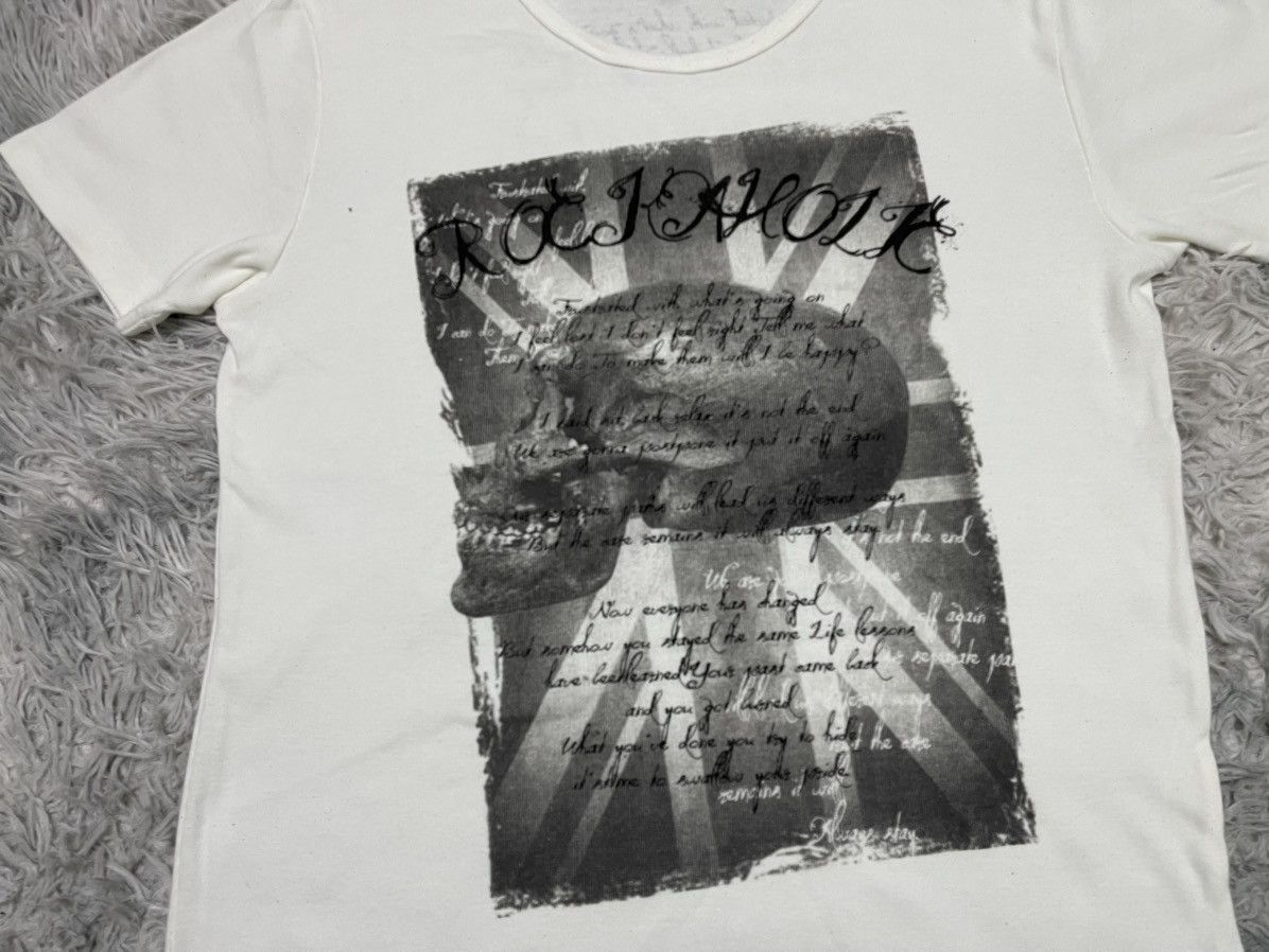 In The Attic × Japanese Brand 2000s IN THE ATTICS ROCKAHOLIC GOTHIC TSHIRT Size US L / EU 52-54 / 3 - 6 Thumbnail