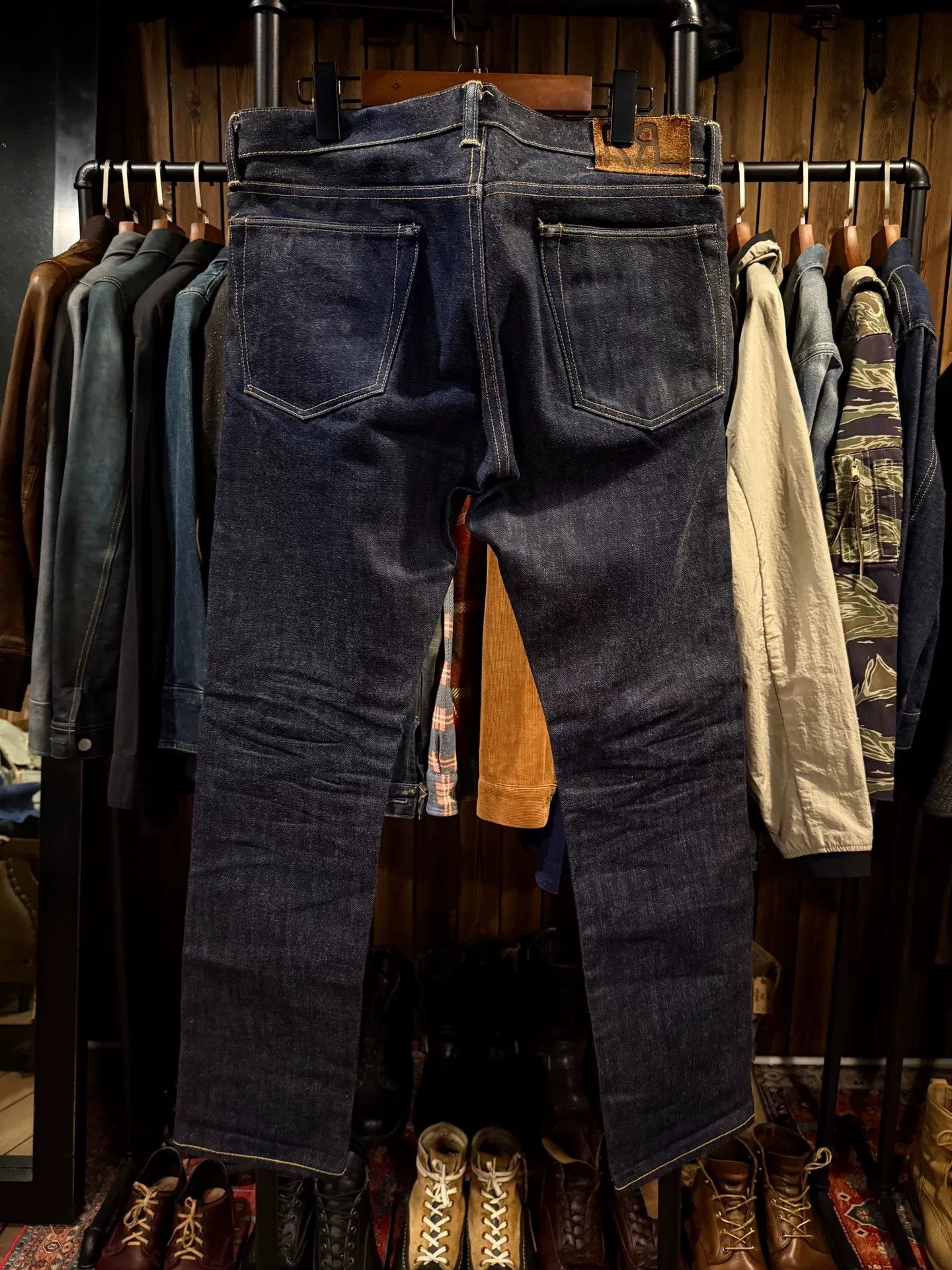 RRL Ralph Lauren RRL Classic Blue Jeans Size US 34 / EU 50 - 2 Thumbnail