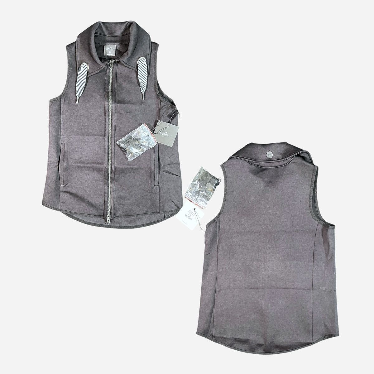 Other Belyn Key Women’s Onyx Grommet Full Zip Vest Black Sz XS Size XS / US 0-2 / IT 36-38 - 17 Thumbnail