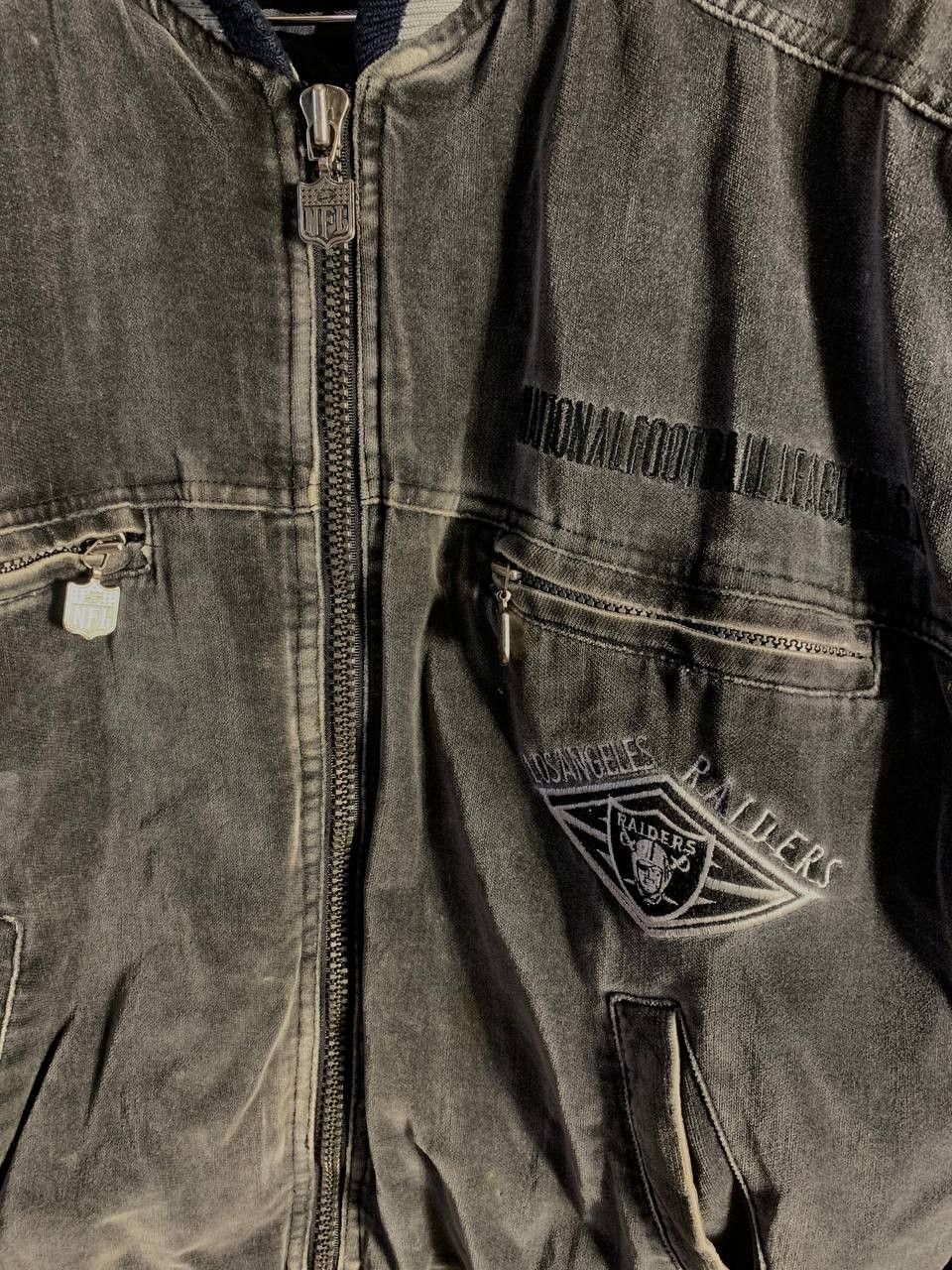 NFL Vintage Los Angeles Raiders NFL Retro Velour Jacket Y2K 90s Size US M / EU 48-50 / 2 - 5 Thumbnail