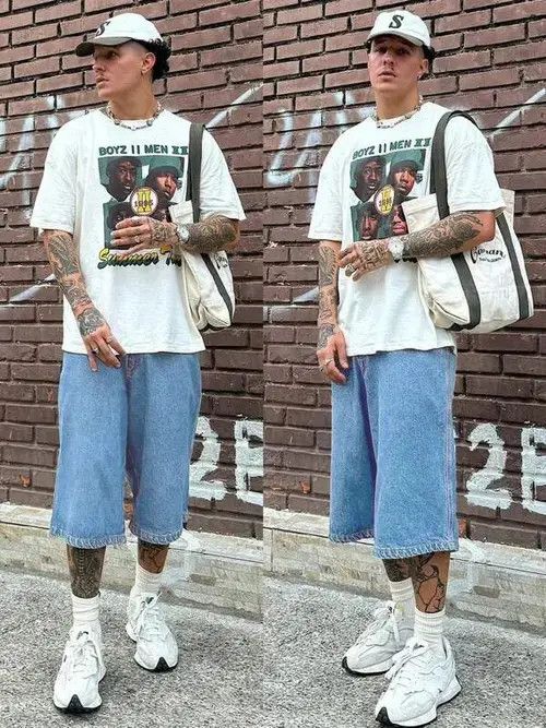 Other Takako x Kyono Denim jeans jorts Y2K Drip shorts Size US 32 / EU 48 - 4 Thumbnail
