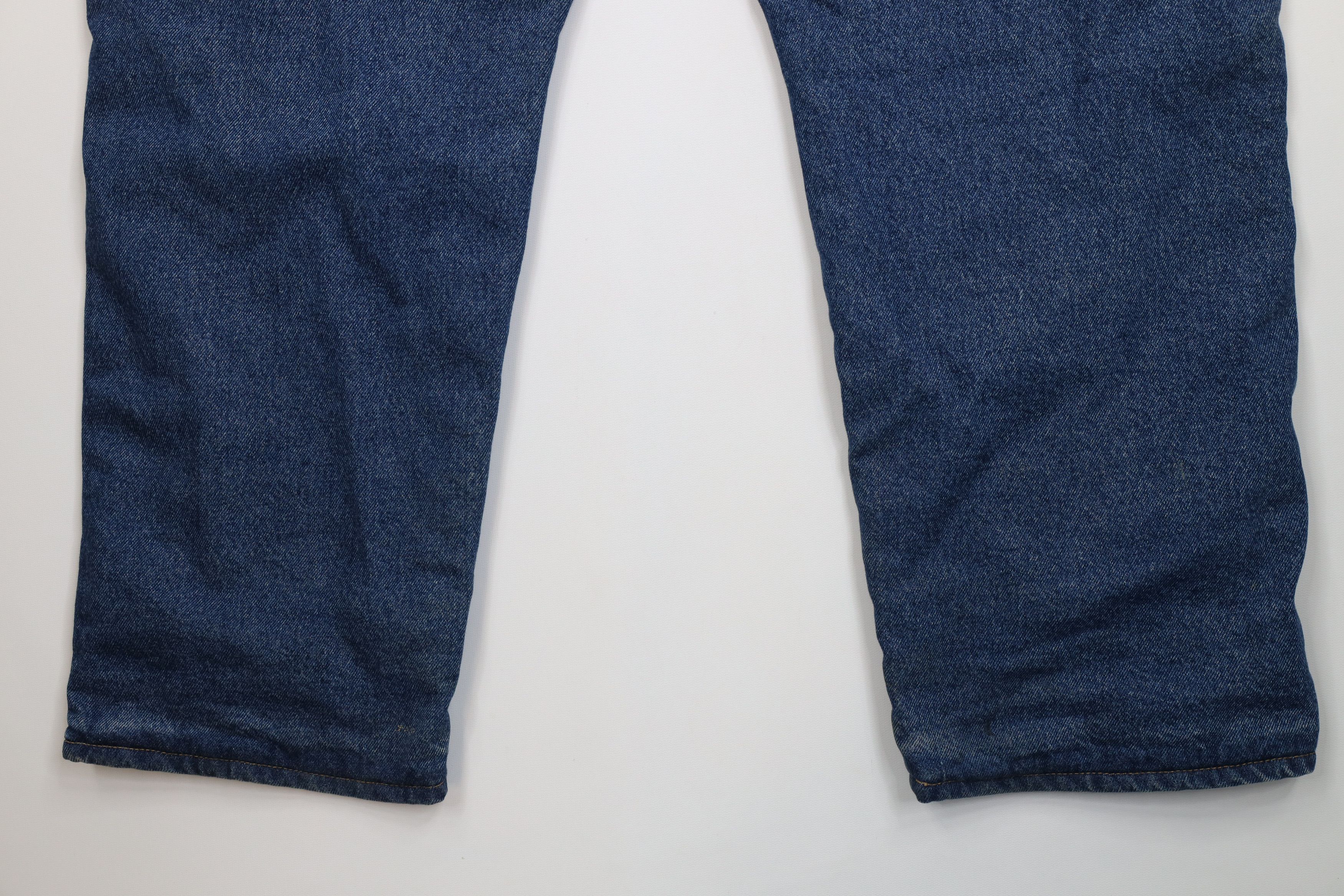 Wrangler Vintage Y2K Wrangler Fleece Lined Bootcut Denim Jeans Blue Size US 40 / EU 56 - 16 Thumbnail