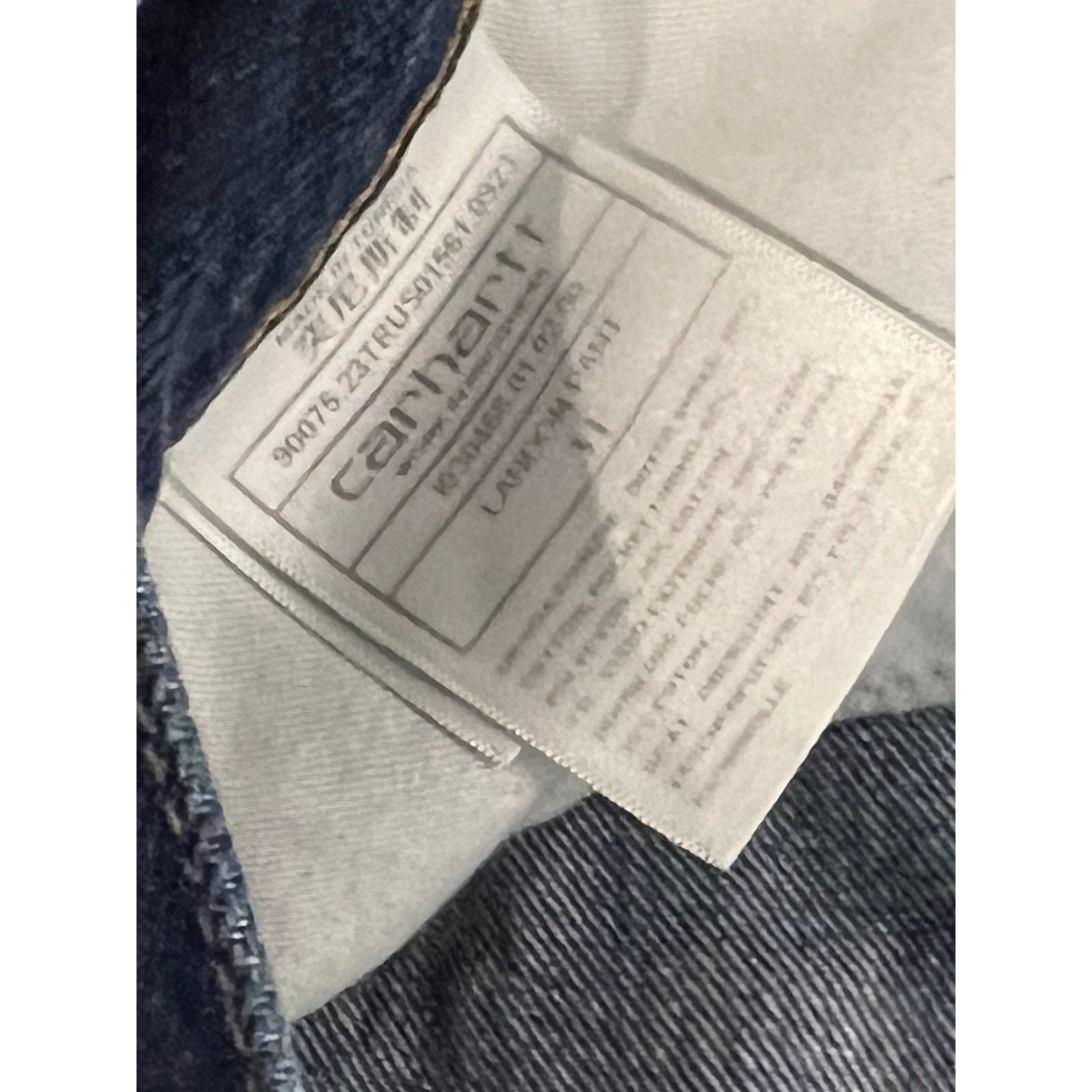 Carhartt Carhartt Straight Fit Blue Jeans Mens 30x29 Size US 30 / EU 46 - 3 Thumbnail