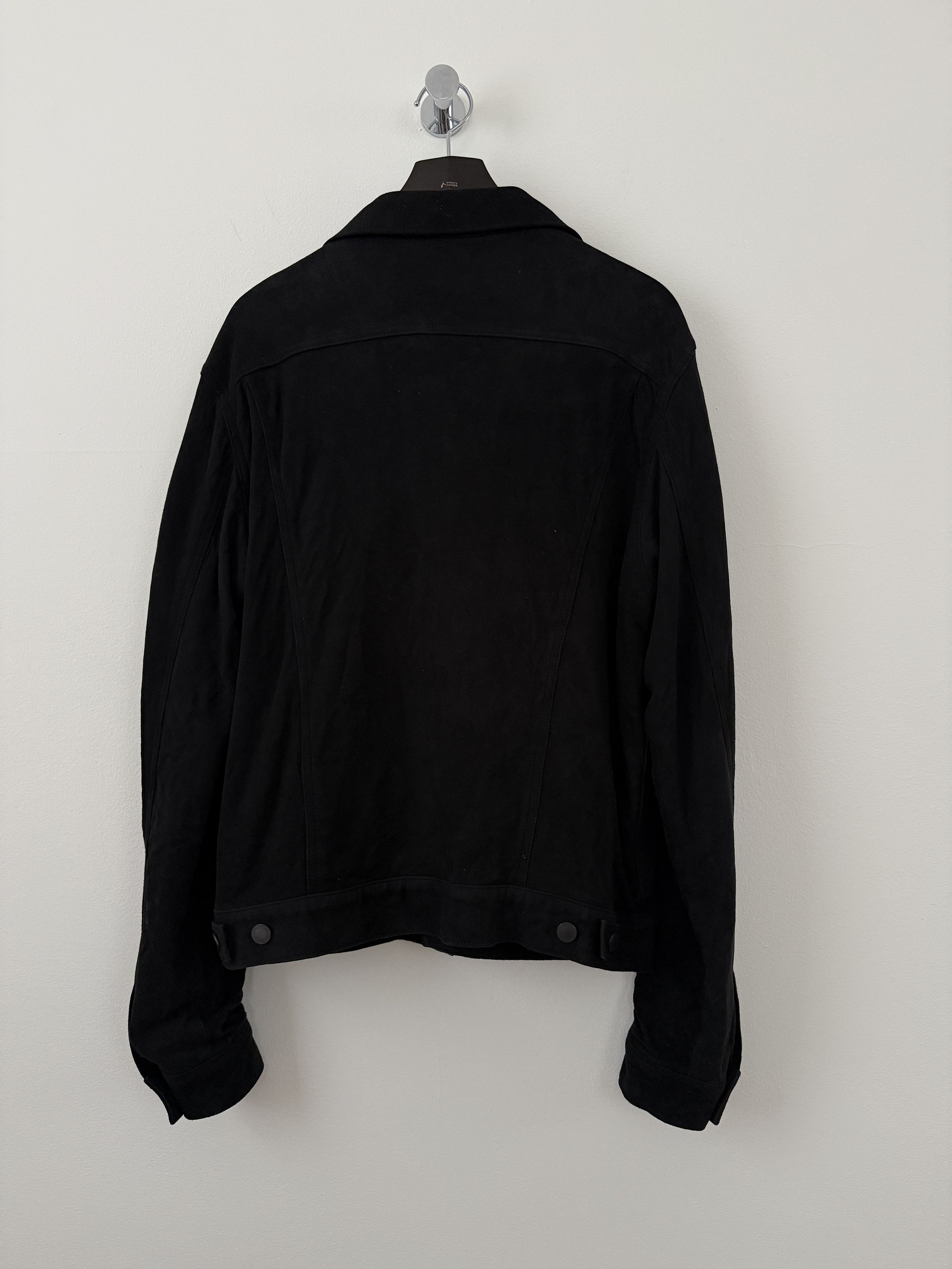 John Elliott Lamb Leather Trucker Jacket Size US L / EU 52-54 / 3 - 3 Thumbnail