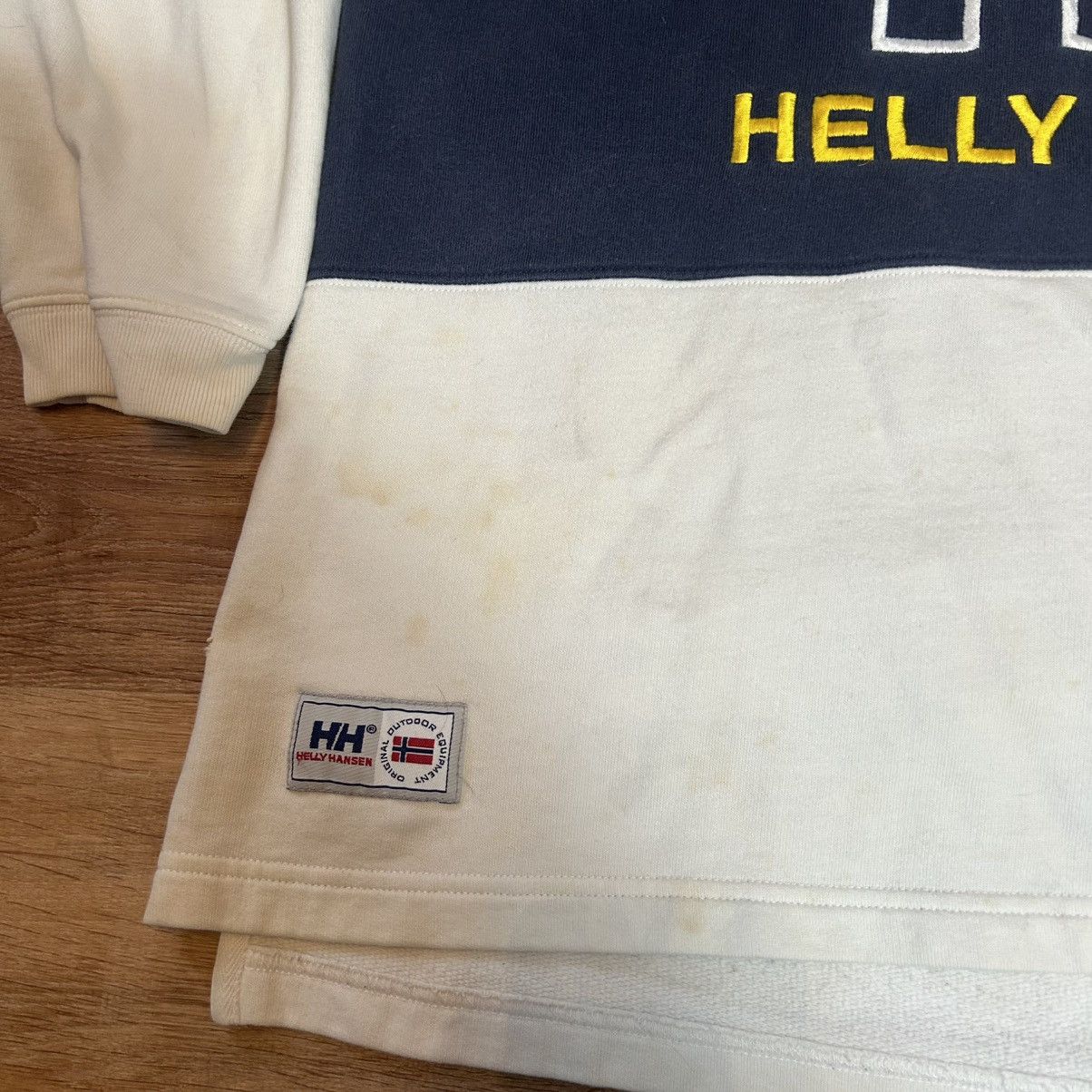 Helly Hansen Vintage 1990s Helly Hansen Quarter Zip Rugby Sweater Size US M / EU 48-50 / 2 - 6 Thumbnail