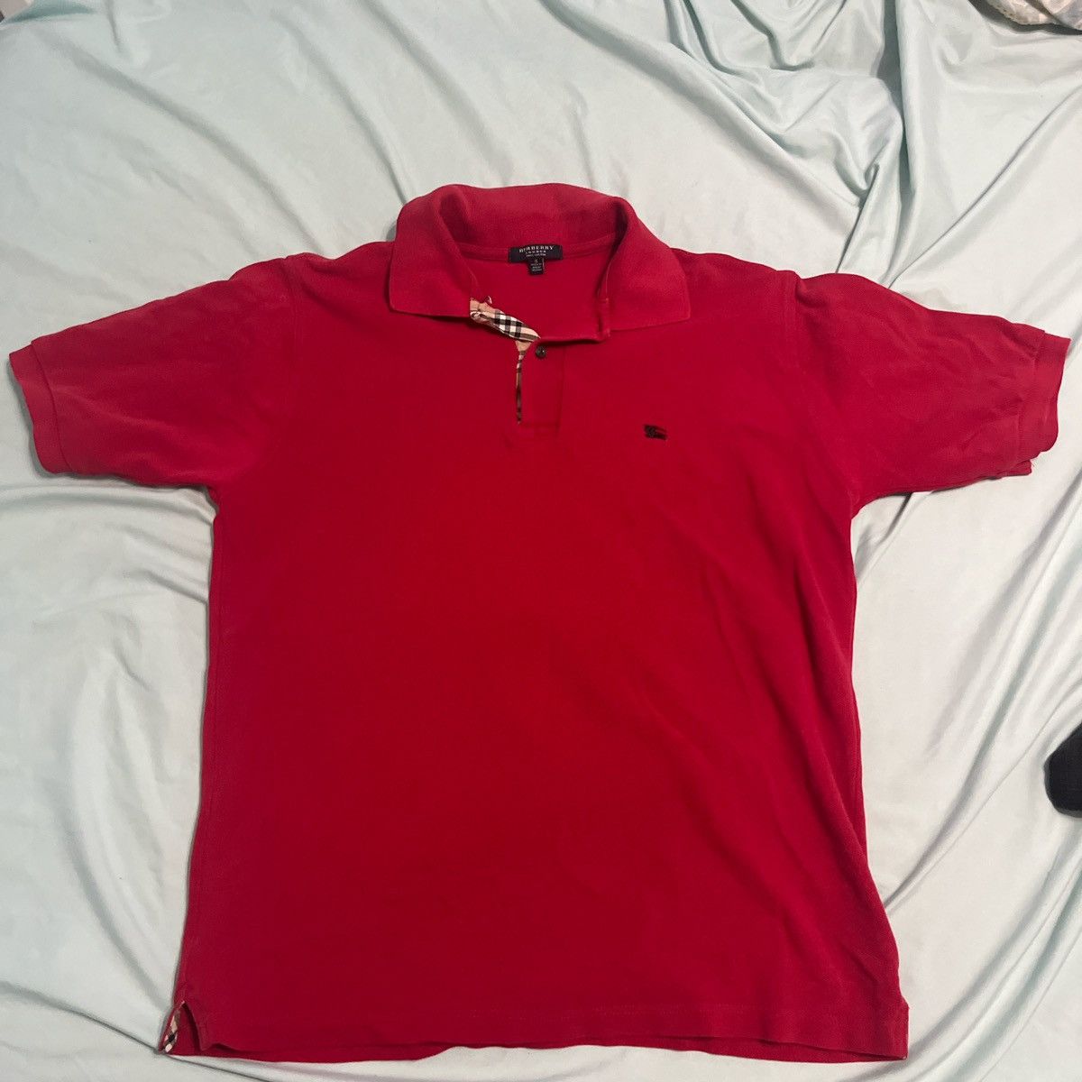 Burberry Red Burberry London polo shirt Size US S / EU 44-46 / 1 - 1 Thumbnail