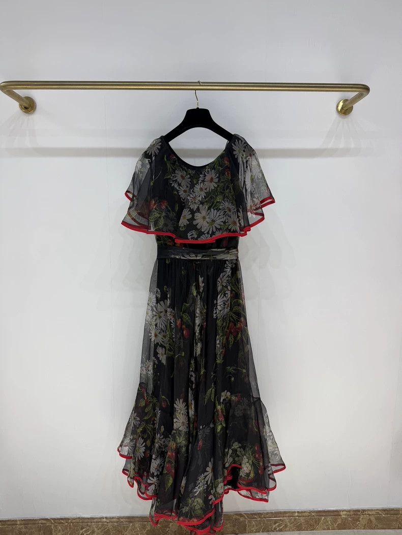 Valentino Valentino Oil painting-like texture dress dress Size XS / US 0-2 / IT 36-38 - 5 Thumbnail