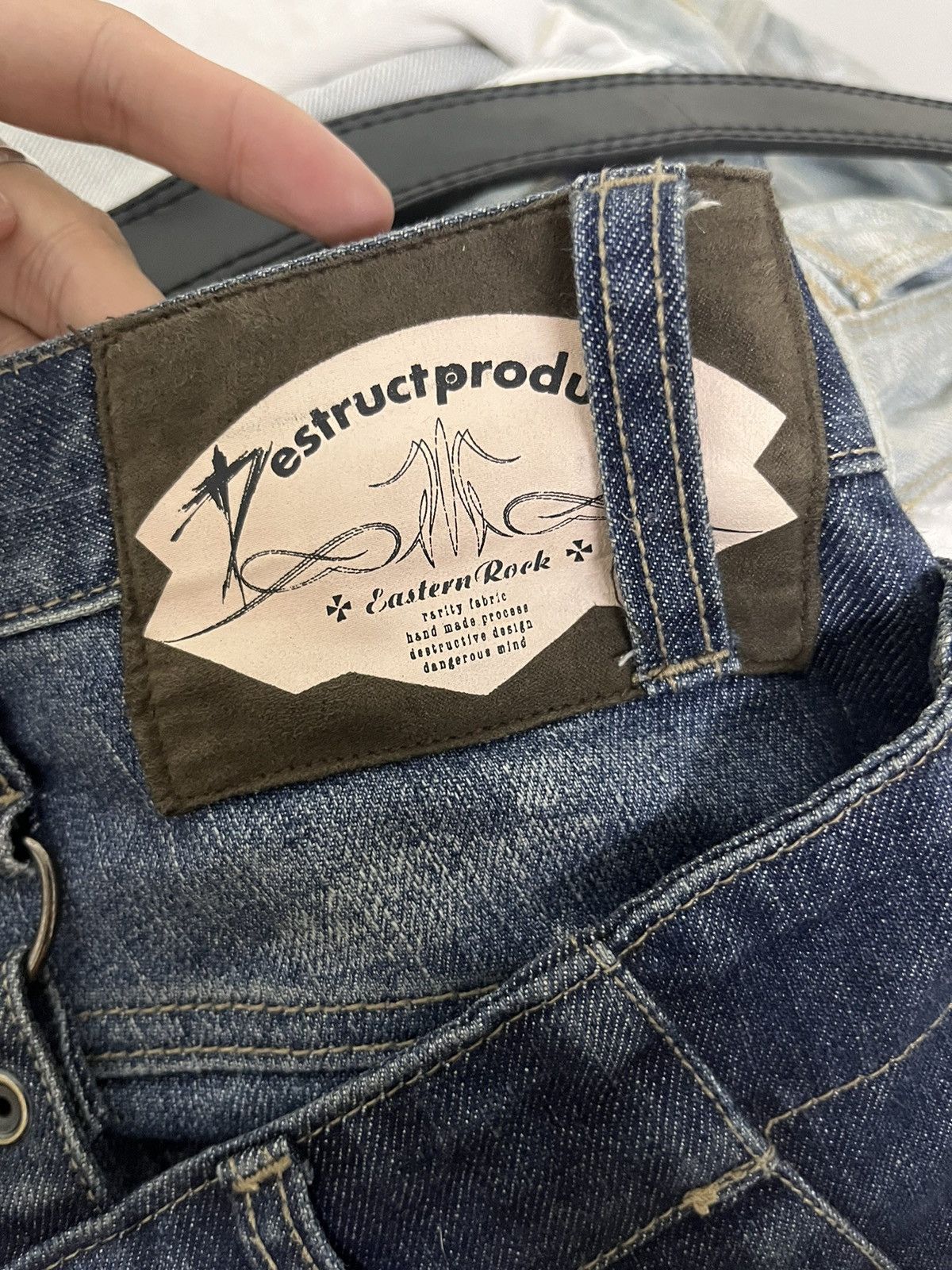 PPFM PPFM Easter Rock Double Waist Jeans Size US 32 / EU 48 - 4 Thumbnail