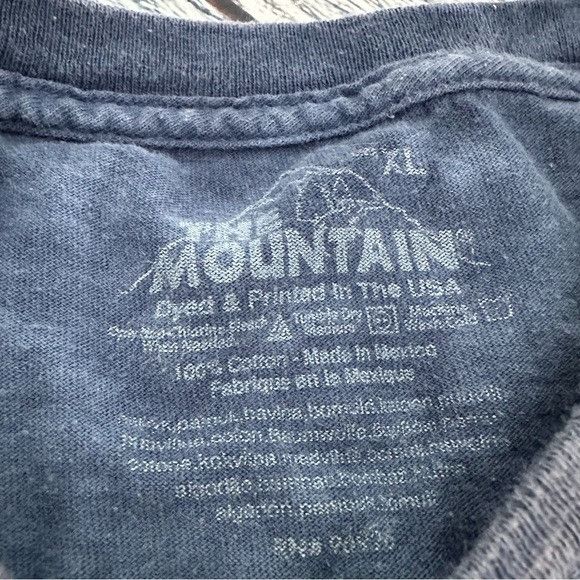 The Mountain Vintage The Mountain American Flag & Wolf Tie Dye T-Shirt Size US XL / EU 56 / 4 - 5 Thumbnail