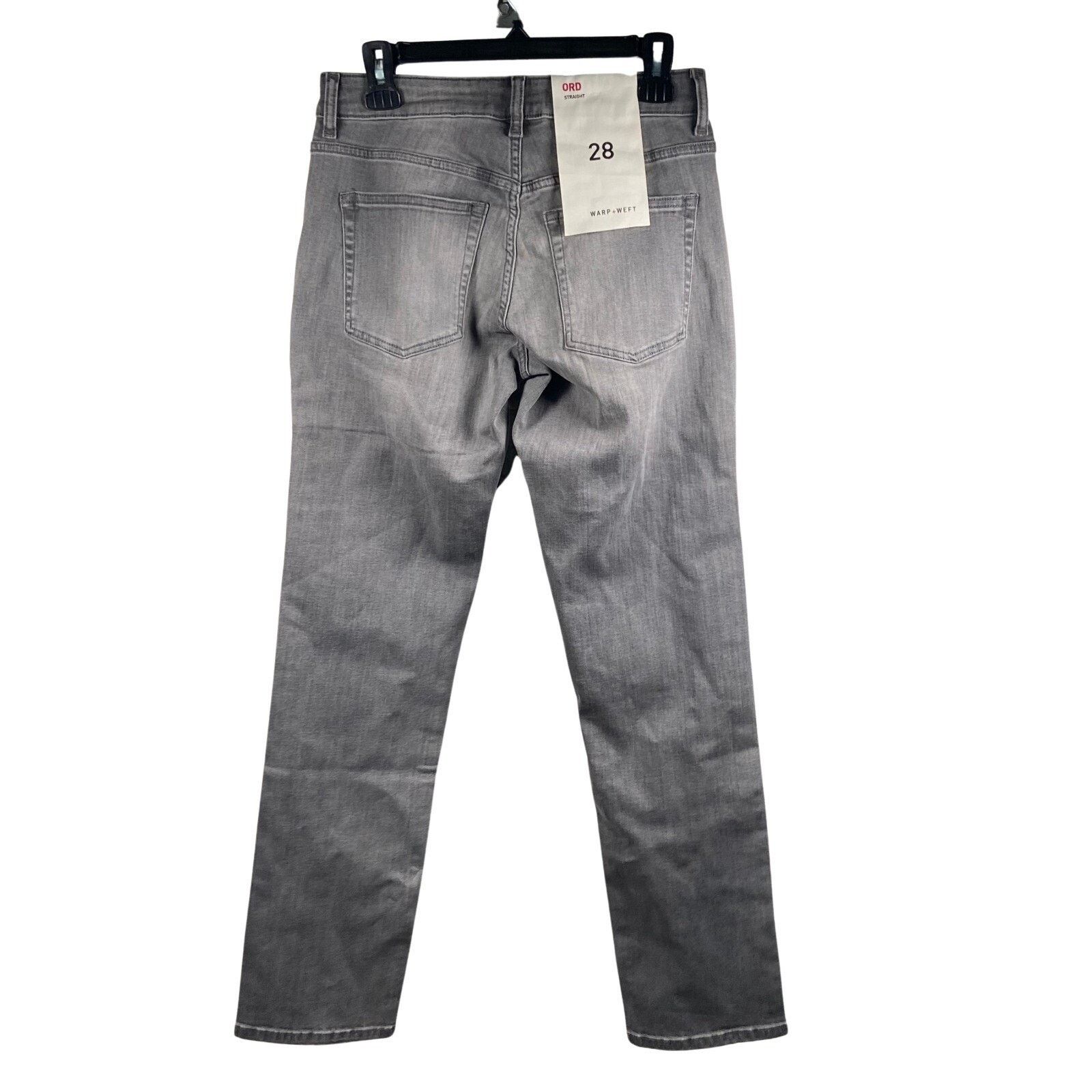 Warpweft Company Warp + Weft ORD Chicago Straight Gray Smoke Jeans Size 28x32 Size US 28 / EU 44 - 2 Thumbnail