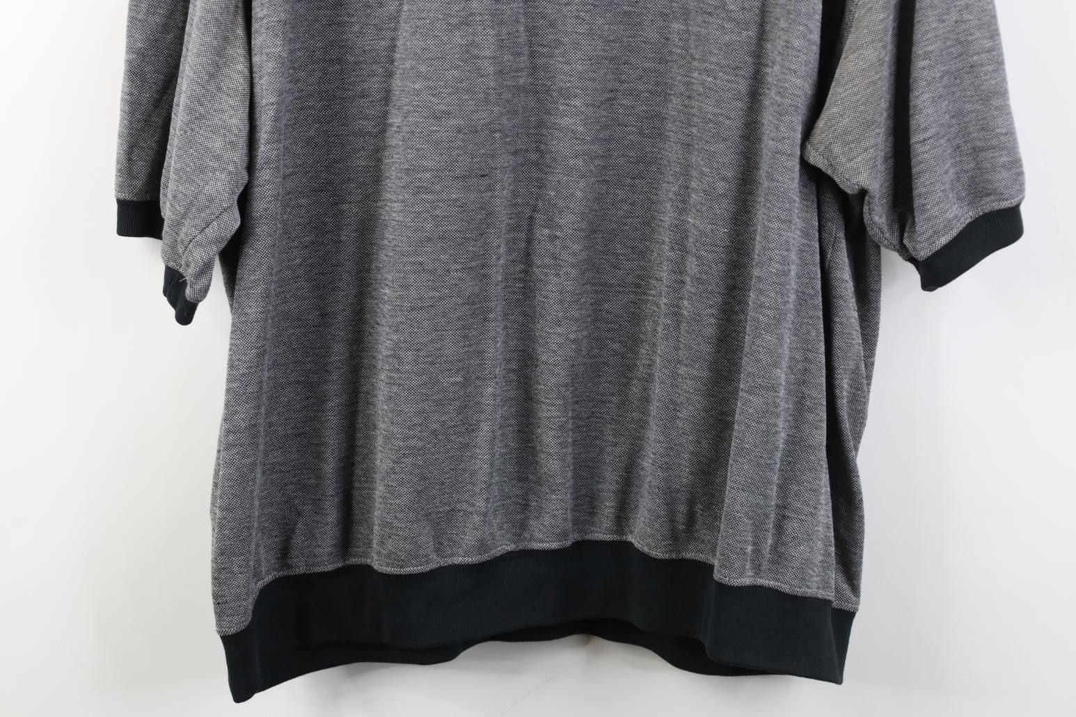 Vintage Vintage 90s Streetwear Collared Pullover Polo Shirt Gray Size US XL / EU 56 / 4 - 13 Thumbnail