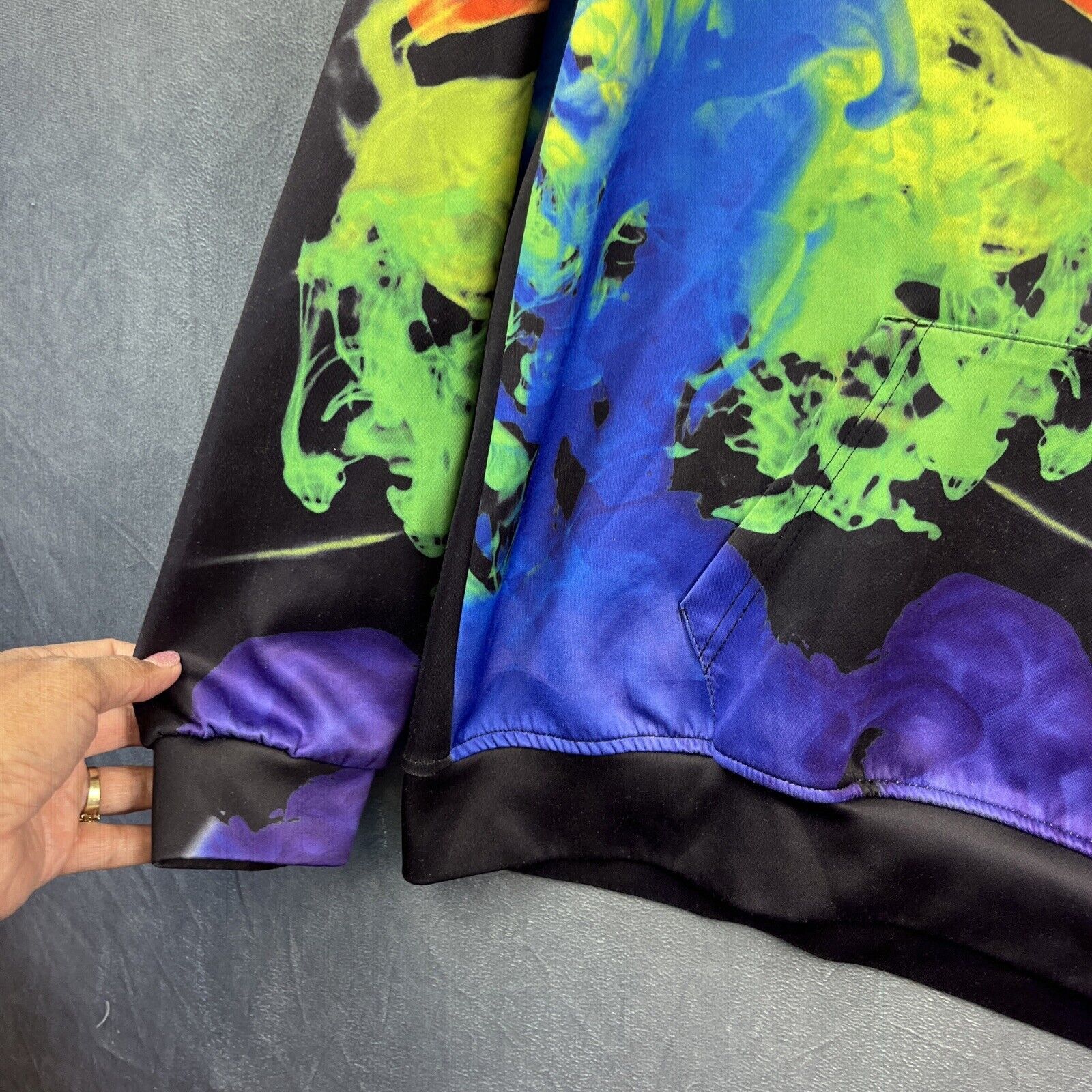 Other Tie-dye Love is Love Hoodie Men's Small Colorful Smoke San F Size US S / EU 44-46 / 1 - 5 Thumbnail