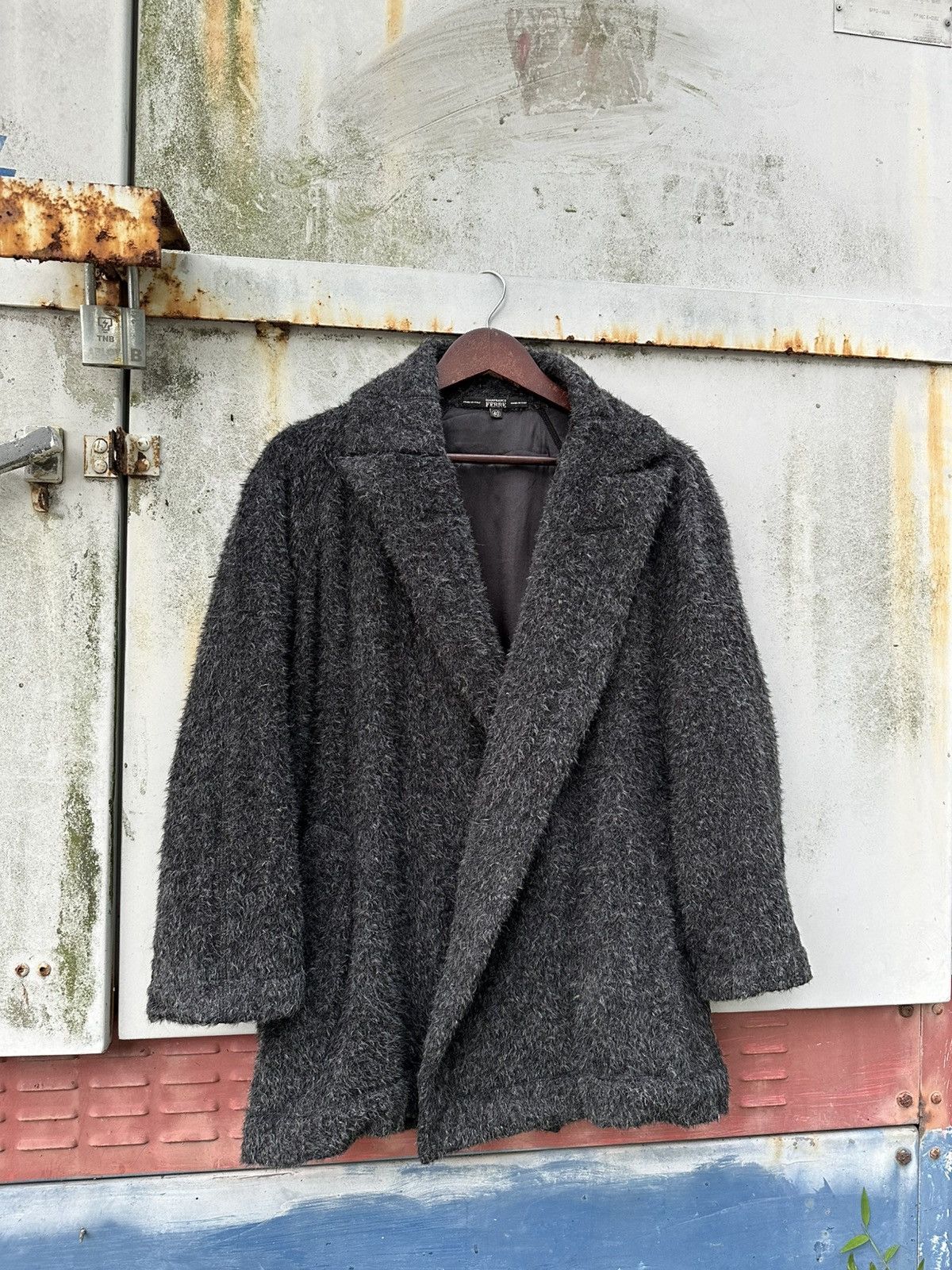 Gianfranco Ferre Gianfranco Ferre Faux Fur Double Collar Jacket Size M / US 6-8 / IT 42-44 - 4 Thumbnail