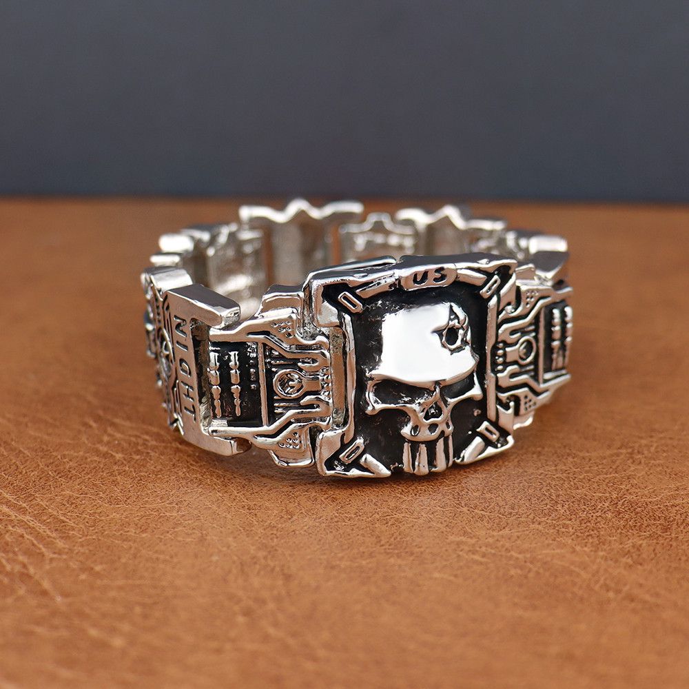 Other Domineering Skull Punk Rock Charm Rider Gothic Bracelet Size ONE SIZE - 2 Thumbnail