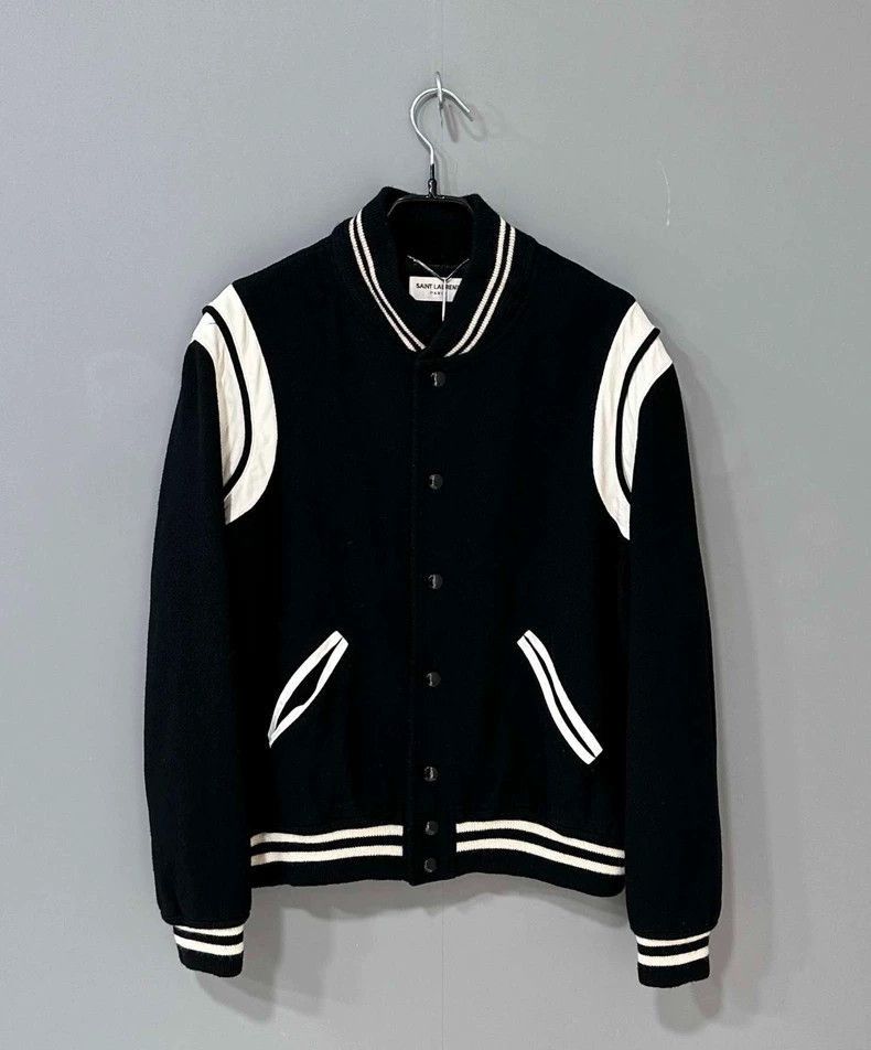 Saint Laurent Paris Saint Laurent Paris Classic baseball jacket-2506 Size US M / EU 48-50 / 2 - 1 Thumbnail