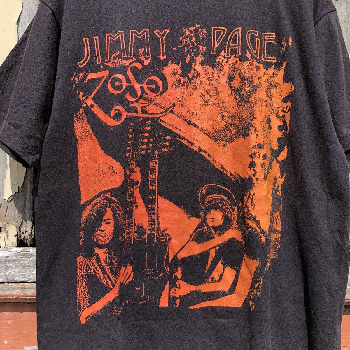 Band Tees Vintage y2k Jimmy Page Tshirt Size US L / EU 52-54 / 3 - 3 Thumbnail