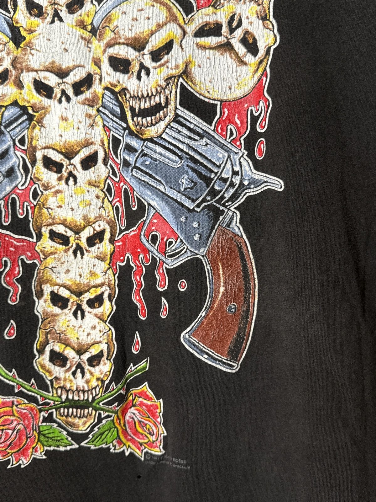 Band Tees × Guns N' Roses × Vintage Vintage 1991 Guns N Roses Use Your Illusion Tour T Shirt Size US XL / EU 56 / 4 - 8 Thumbnail