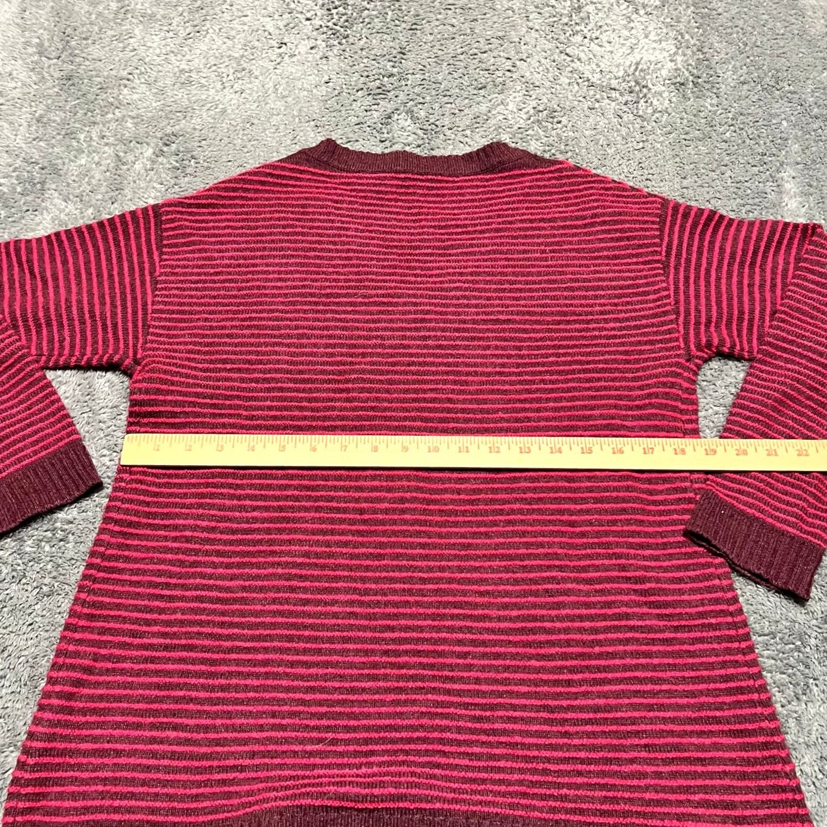 Soft Surroundings SOFT SURROUNDINGS Sweater Womens Small Pink Purple Boxy Wool Alpaca Knit V-Neck Pullover Women S Pink Purple Boxy Wool Alpaca Knit V-Neck Size S / US 4 / IT 40 - 4 Thumbnail