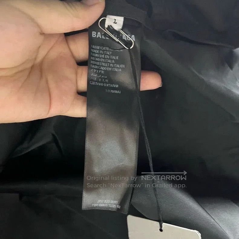 Balenciaga Balenciaga Black Logo Zip Jacket. Size US S / EU 44-46 / 1 - 4 Thumbnail