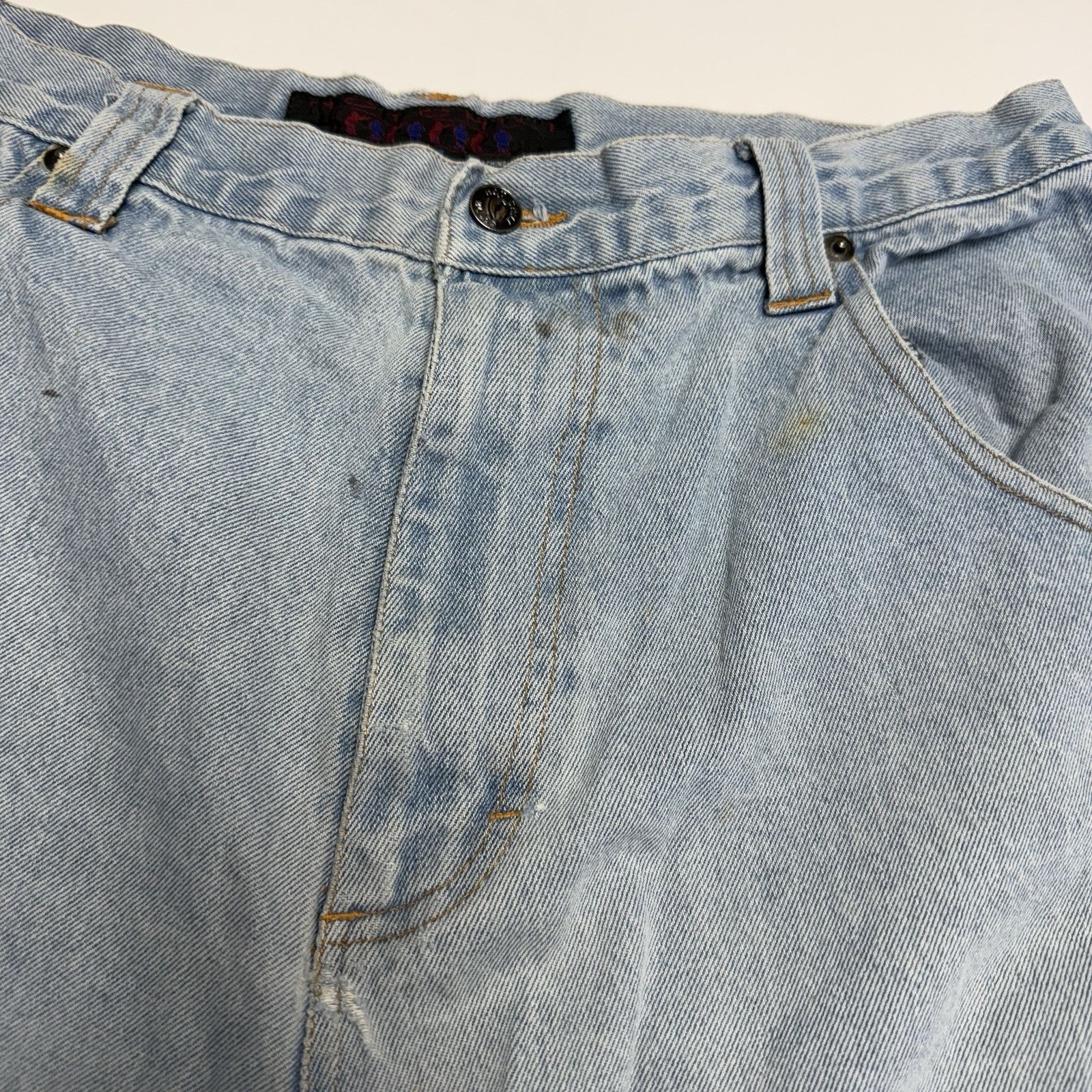 Vintage Vintage Hot Chili Blues Baggy Denim Shorts Size 36 (34x13) 9 Size US 36 / EU 52 - 4 Thumbnail