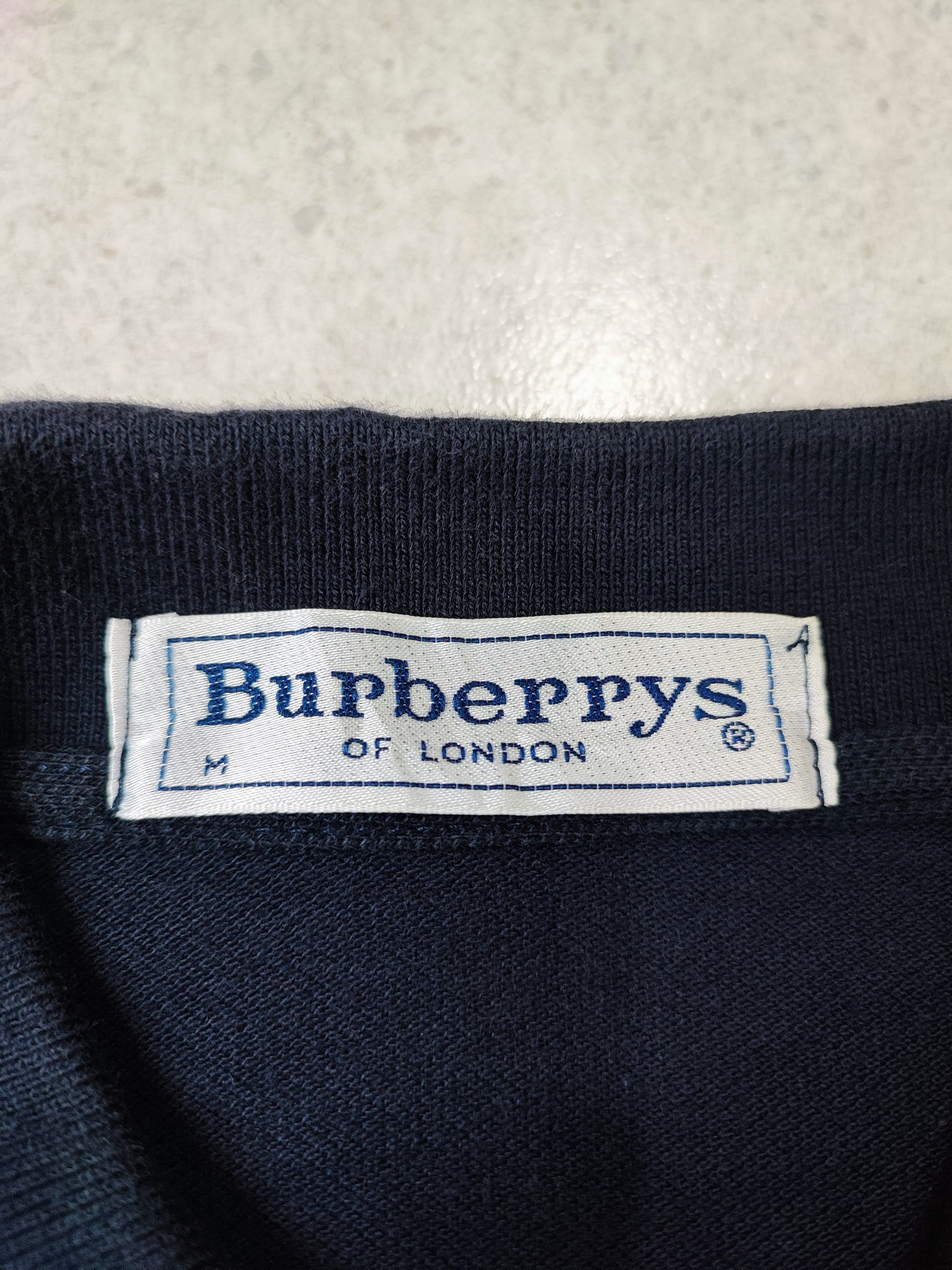 Burberry Vintage Burberry Polo Shirt Made in Italy Size US M / EU 48-50 / 2 - 11 Thumbnail