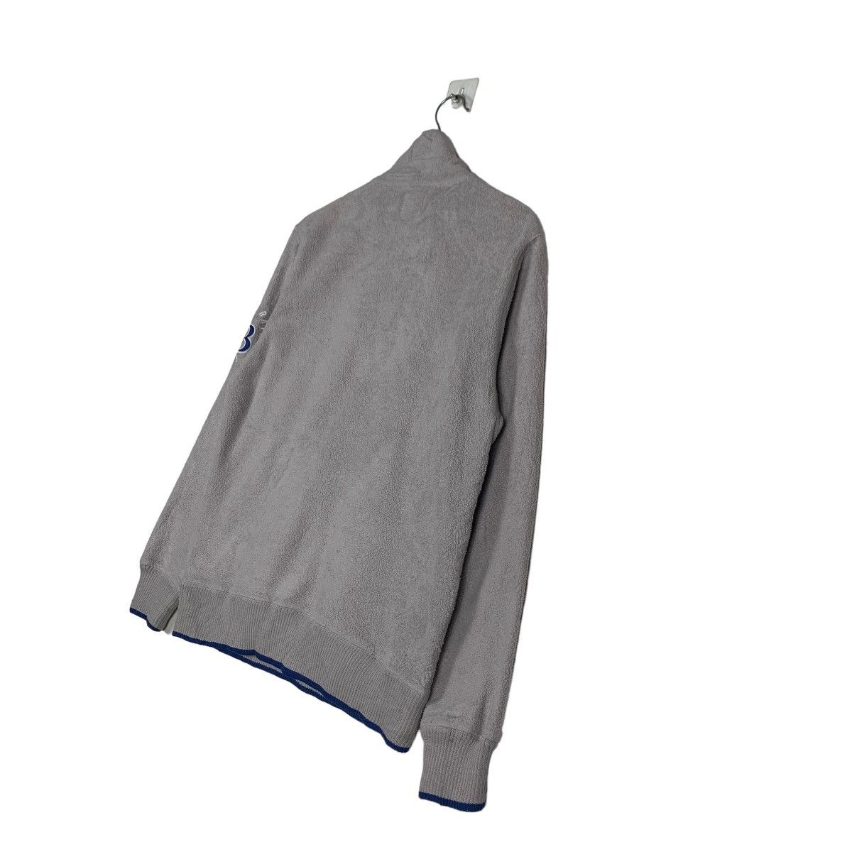 Japanese Brand MLB RAYS SPELLOUT BIG LOGO HALF ZIP FLEECE SWEATER #0005-C1 Size US M / EU 48-50 / 2 - 10 Thumbnail