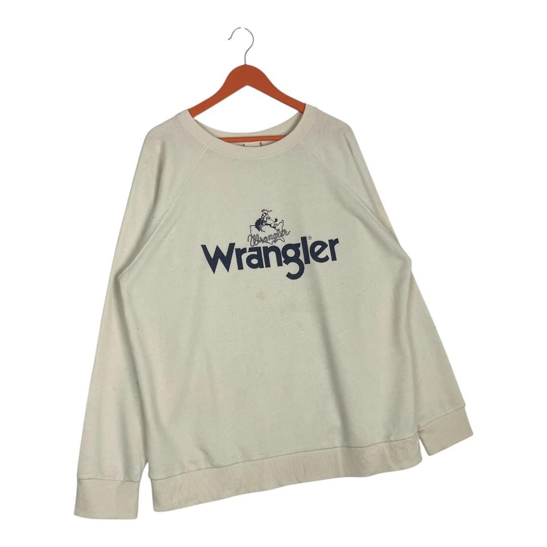 Wrangler Vintage Wrangler Spell Out Logo Pullover Sweatshirt Size XL Size US XL / EU 56 / 4 - 2 Thumbnail