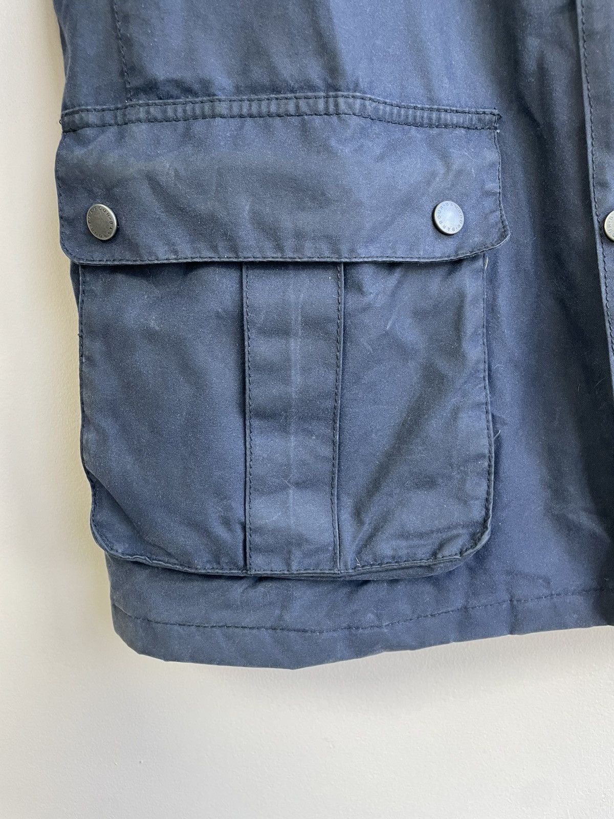 Barbour Barbour International Blue Duke Wax Jacket Size US XL / EU 56 / 4 - 6 Thumbnail