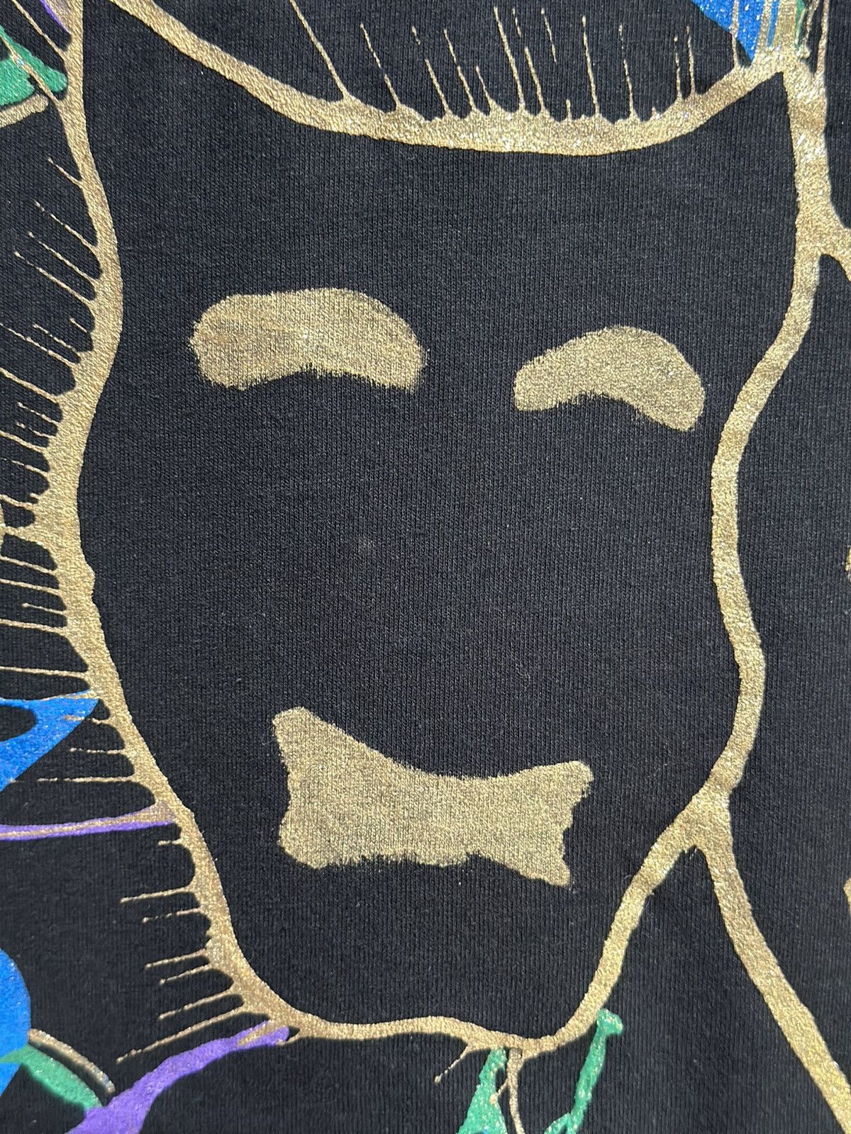 Fruit Of The Loom × Vintage Vintage Fruit Of The Loom Two Face Lame Print Faded Tee Size US XL / EU 56 / 4 - 3 Thumbnail
