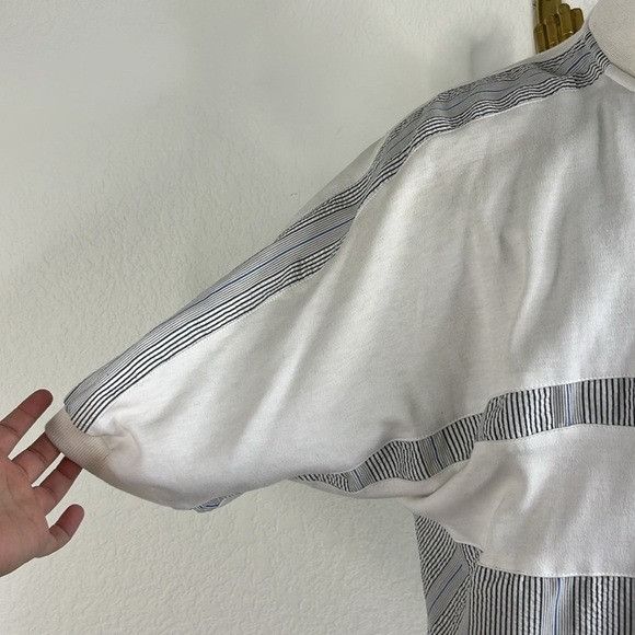 Dior VTG Dior Monsieur Mixed Media Seersucker Panel Short Sleeve Size US L / EU 52-54 / 3 - 4 Thumbnail