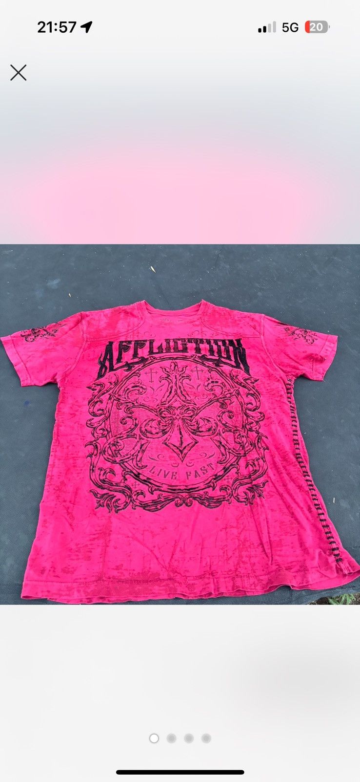 Affliction Vintage affliction maroon embroidered y2k shirt Size US XL / EU 56 / 4 - 1 Thumbnail
