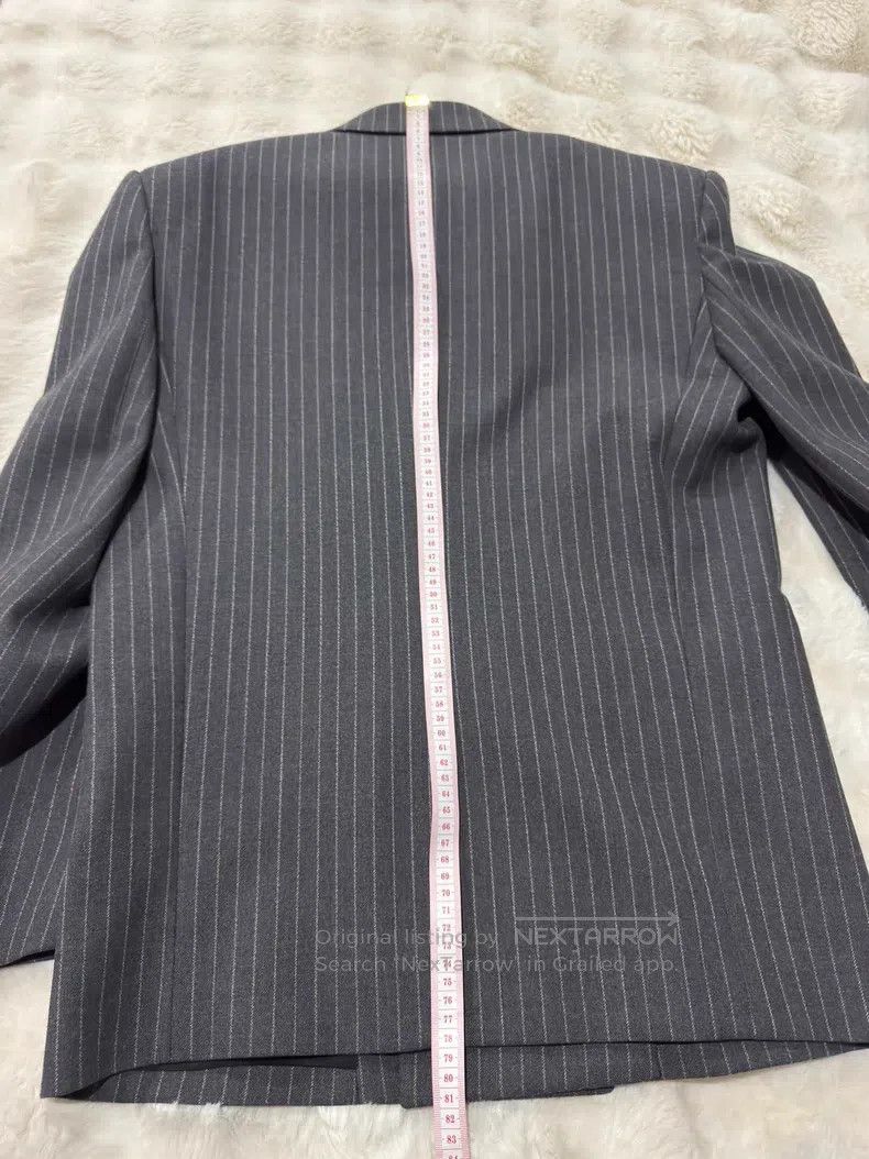 Saint Laurent Paris Saint Laurent Paris Flannel Double-breasted Men's Suit Jac Size US M / EU 48-50 / 2 - 9 Thumbnail