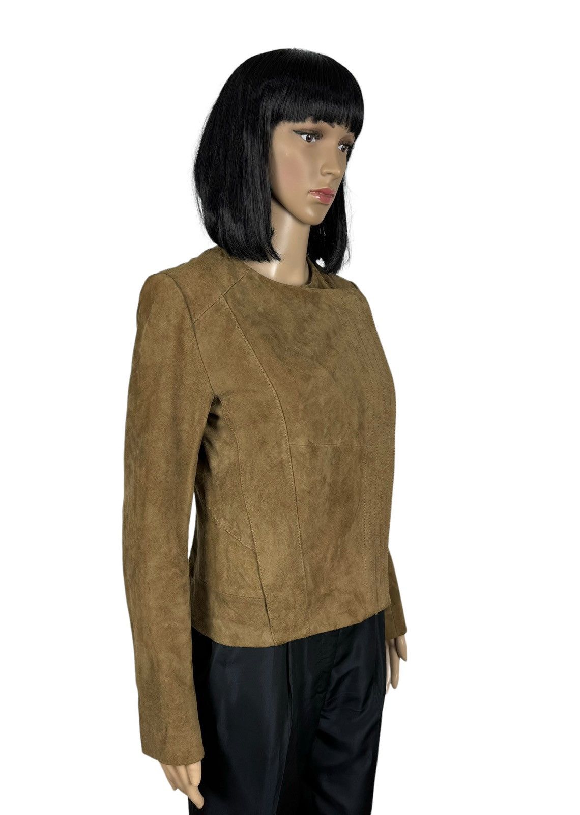 Maje Maje Genuine Goat Suede Leather Jacket size 38 Size S / US 4 / IT 40 - 4 Thumbnail