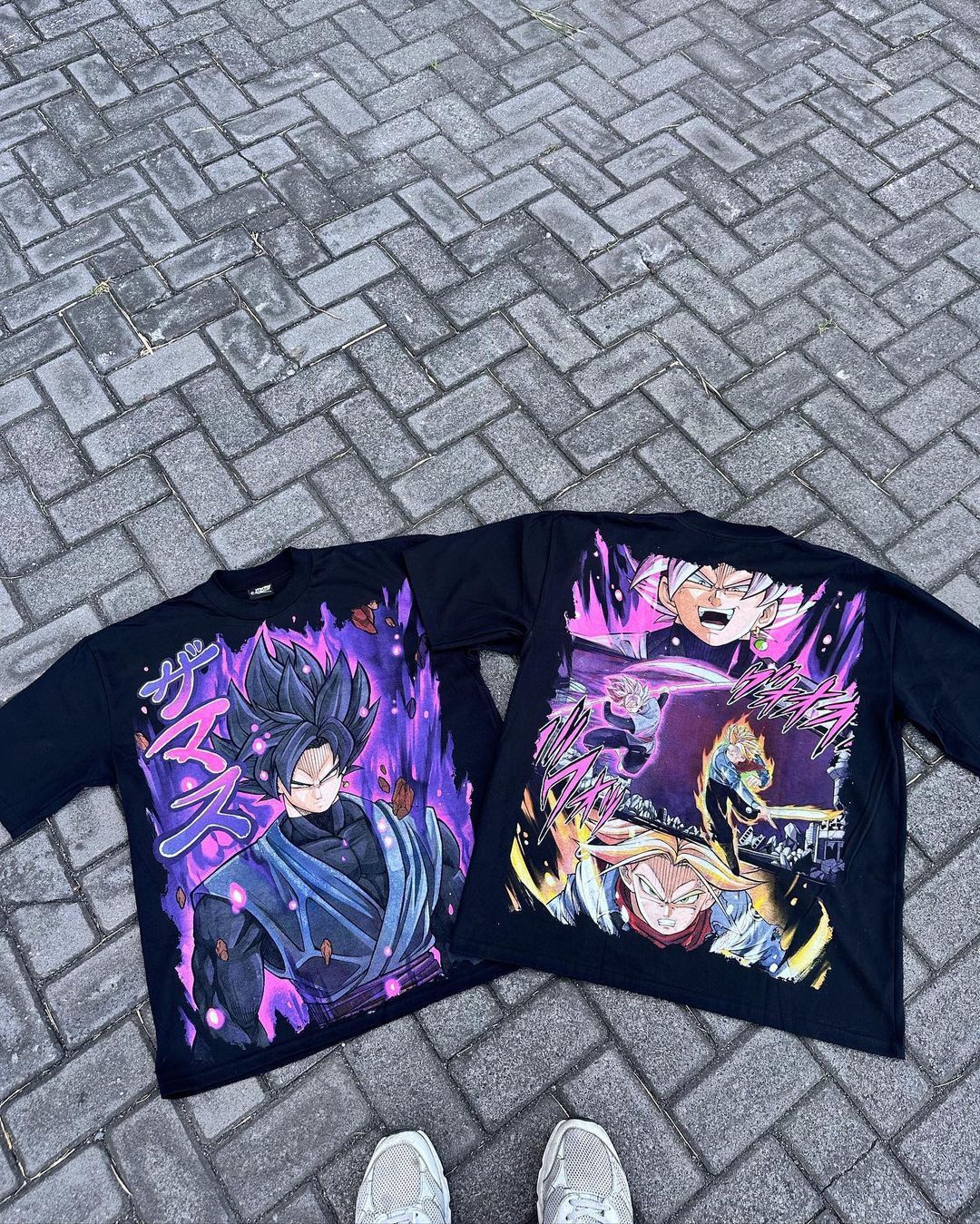 Japanese Brand × Vintage Dragon Ball Goku Vs Trunks Bootlegtee Size US XL / EU 56 / 4 - 3 Thumbnail