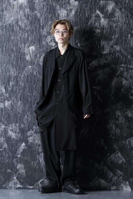 Yohji Yamamoto Yohji Yamamoto Pour Homme Wool 7BS Peak Lapel Tailored Vest Size US M / EU 48-50 / 2 - 12 Thumbnail