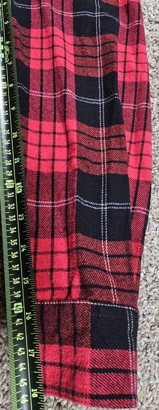 Rainforest Rainforest Men's Heavyweight Flannel Shirt Black/Red Plaid M Size US M / EU 48-50 / 2 - 8 Thumbnail