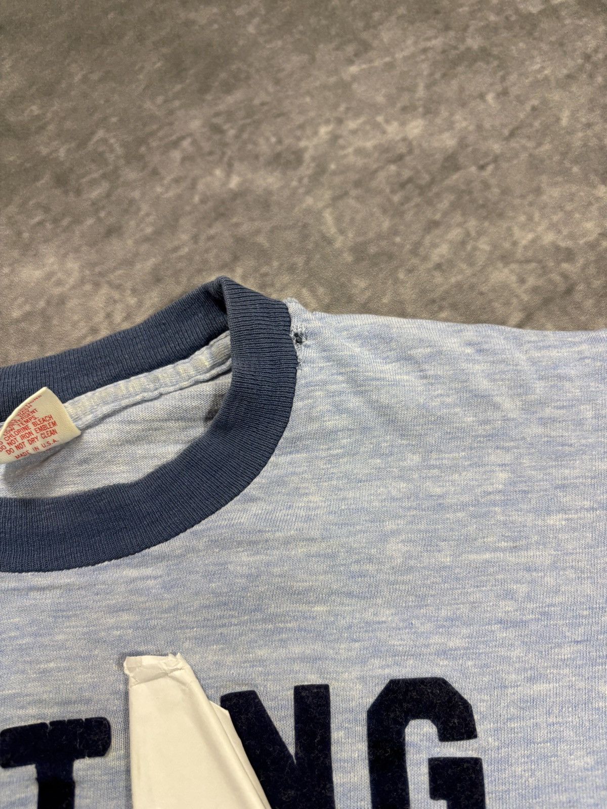 Vintage Thrashed Vintage Ringer Tee Fighting Bush Felt 1970s USA Size US M / EU 48-50 / 2 - 9 Thumbnail
