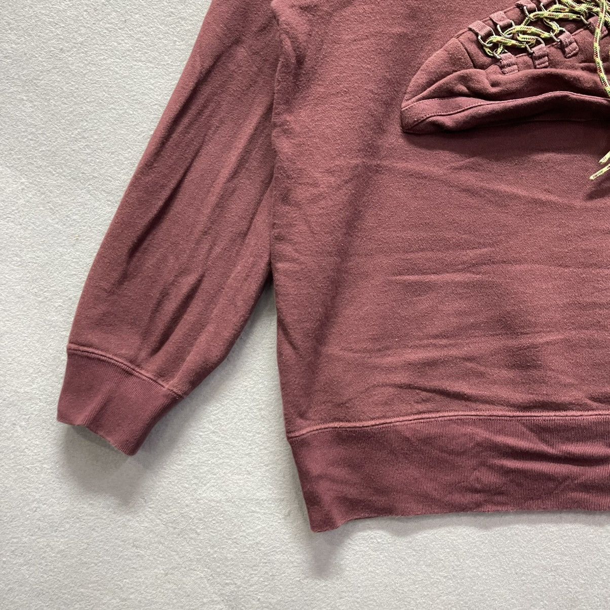 Ne-Net Ne-net Graphic Sneaker Patch Sweatshirt – Burgundy Size M / US 6-8 / IT 42-44 - 5 Thumbnail