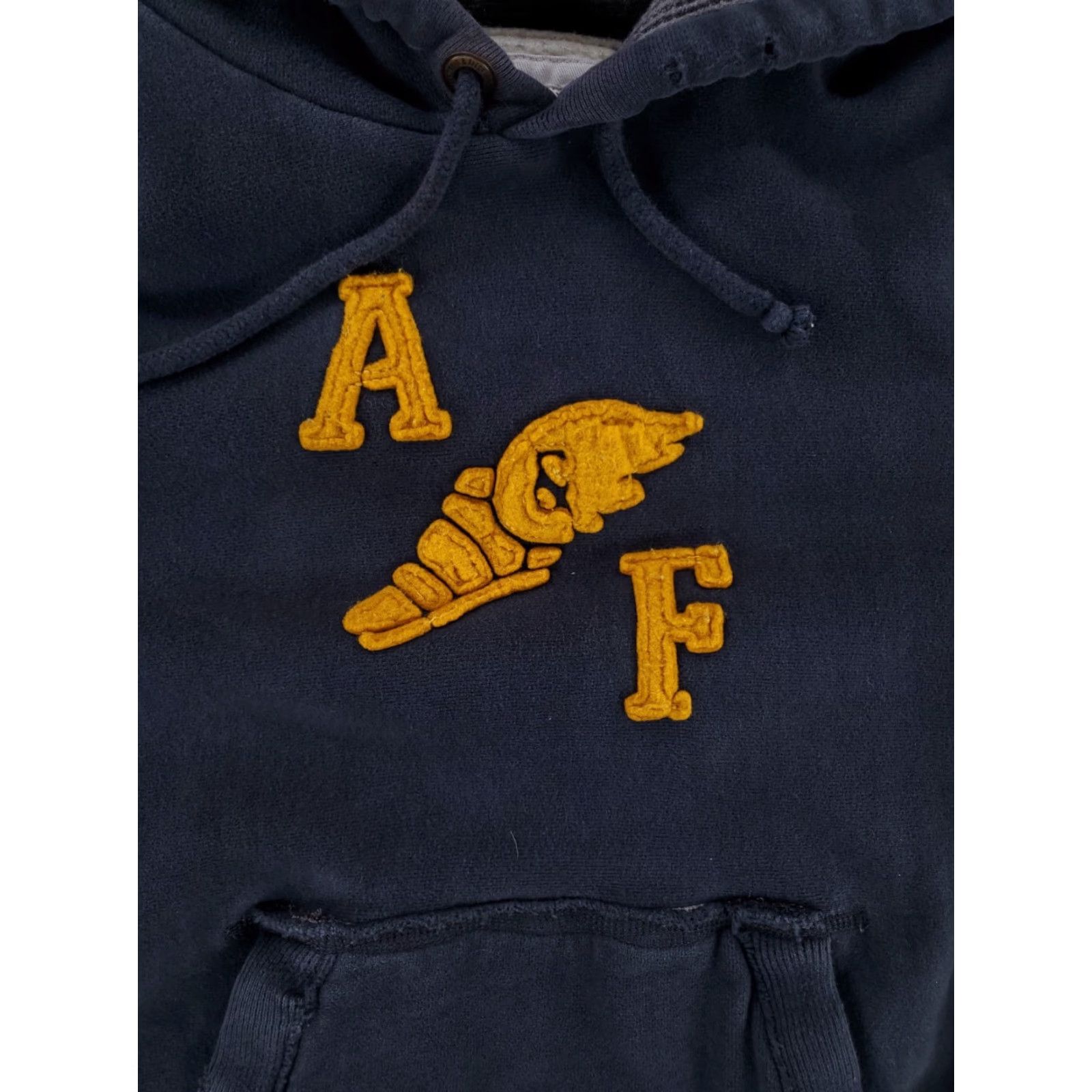 Abercrombie & Fitch Abercrombie & Fitch Muscle Spellout Big Logo Hoodie Blue Mens S Size US S / EU 44-46 / 1 - 2 Thumbnail
