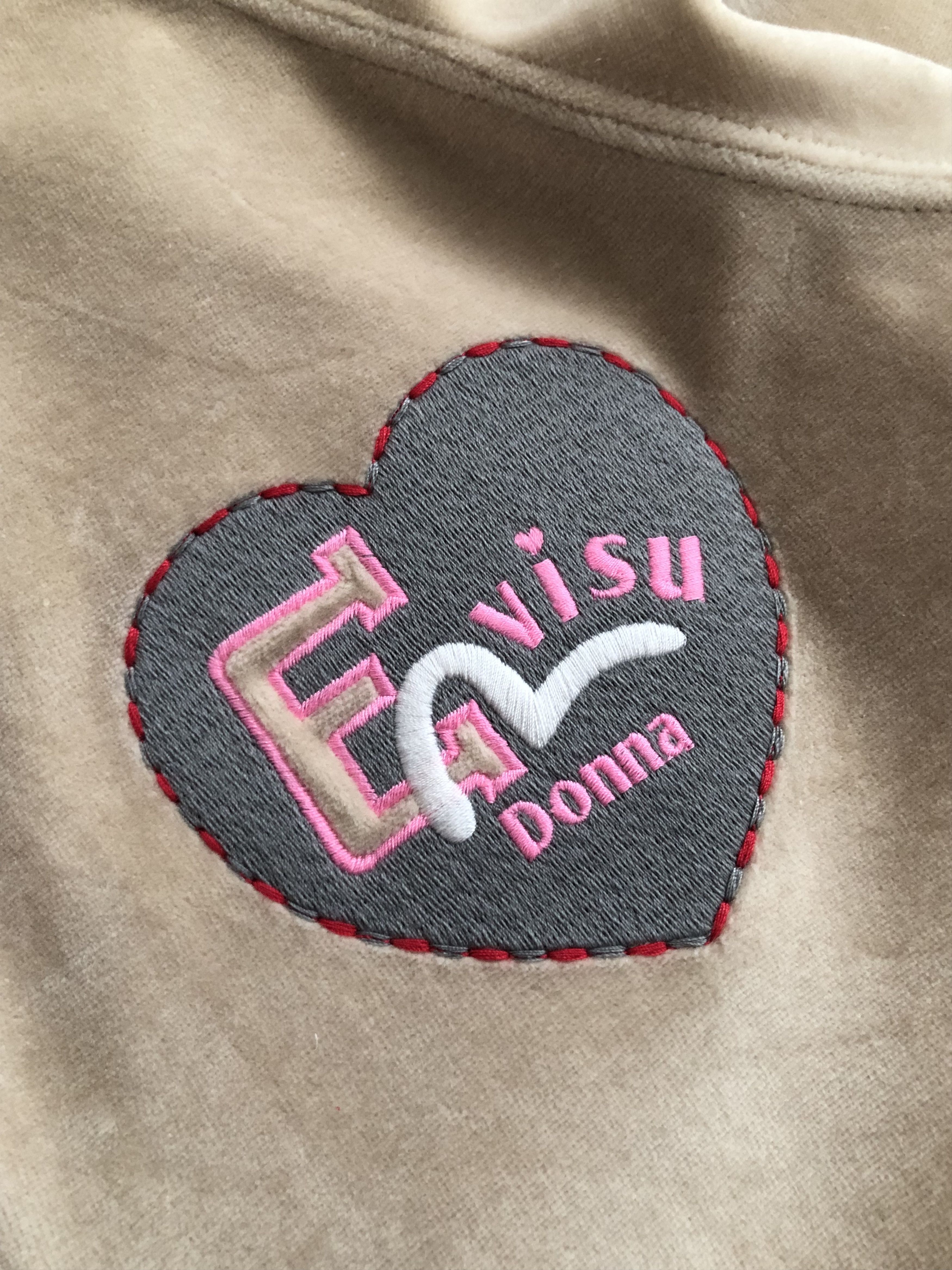 Evisu EVISU DONNA VELVET ZIPPER HOODIE Size S / US 4 / IT 40 - 7 Thumbnail