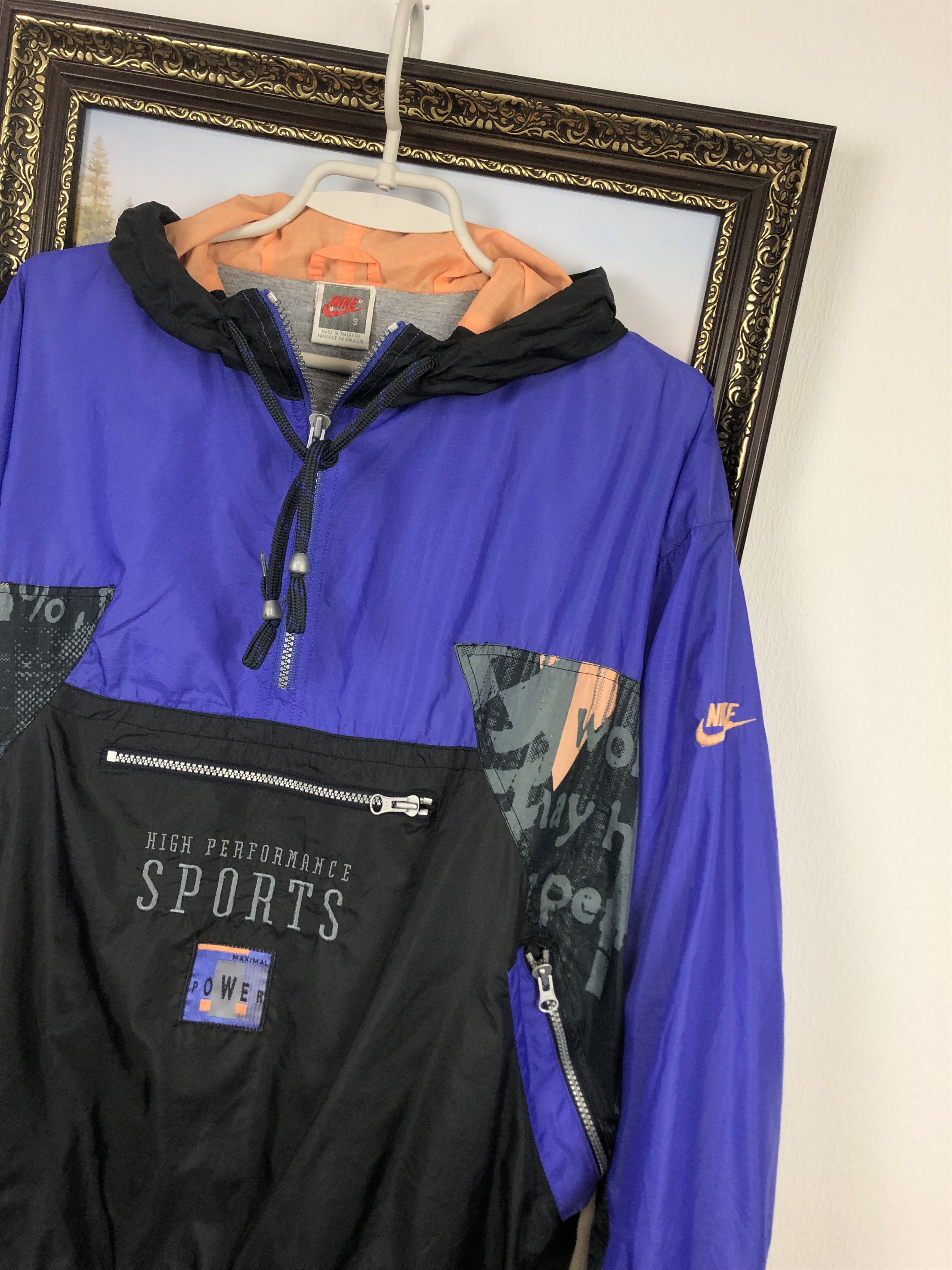 Nike Vintage Nike Sport Jacket Track Top Rare Hype Swoosh Size US S / EU 44-46 / 1 - 4 Thumbnail