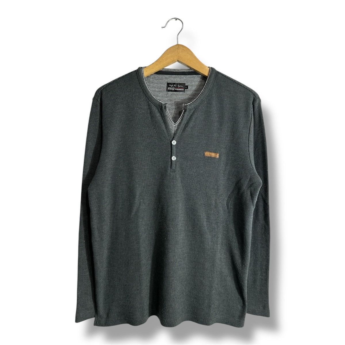 ARCHIVE KANSAI YAMAMOTO DOUBLE LAYER WESTERN LONG SLEEVE TEE
